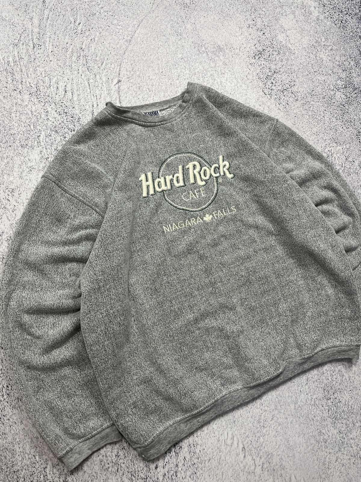 Hard Rock Cafe × Vintage Vintage 90’s Hard Rock Cafe Niagara Falls Baggy Sweatshirt Size US XL / EU 56 / 4 - 4 Thumbnail
