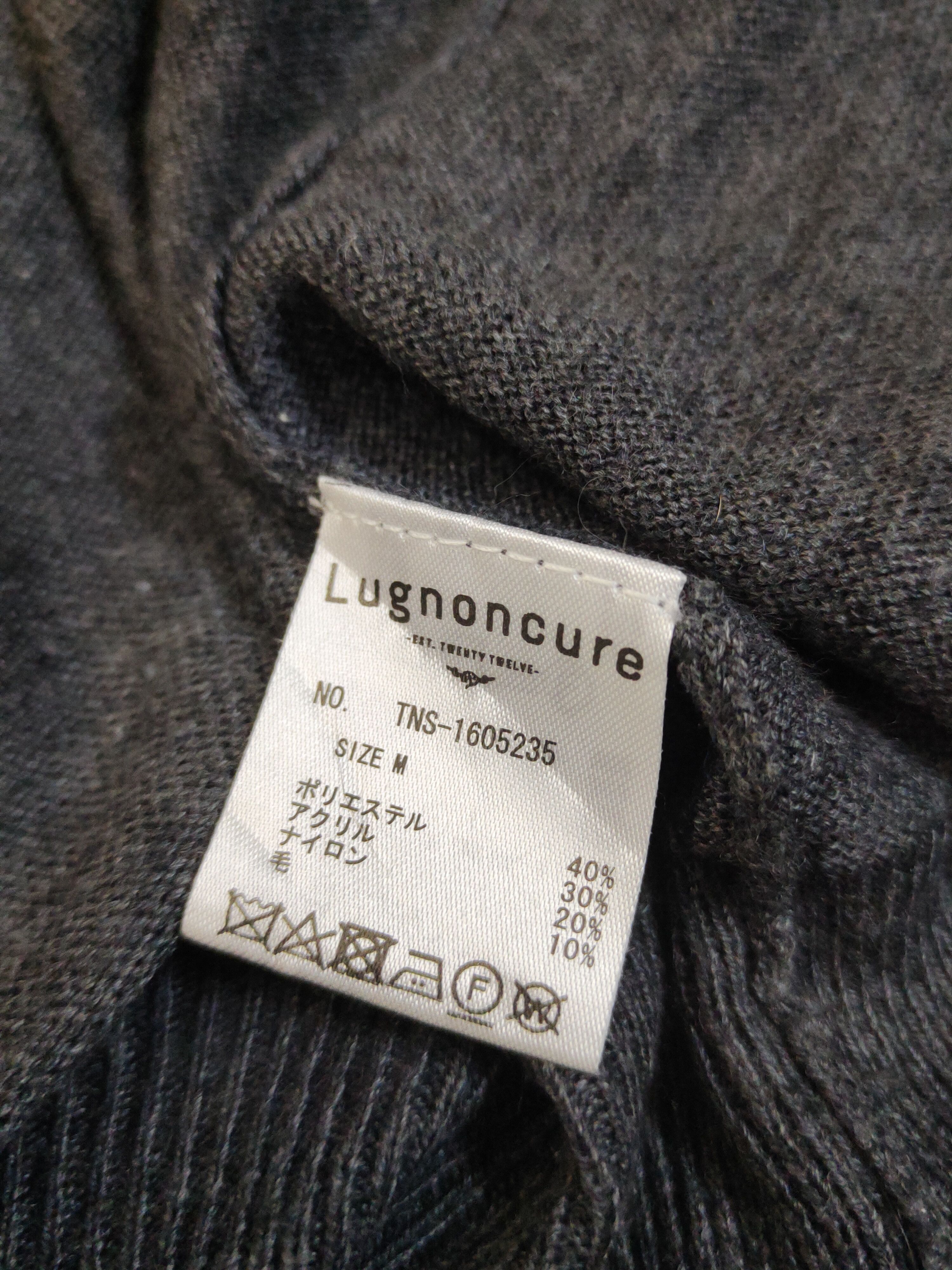 Homespun Knitwear × Japanese Brand Lugnoncure Dark Gray Knitwear Cardigan#W1507 Size M / US 6-8 / IT 42-44 - 10 Thumbnail