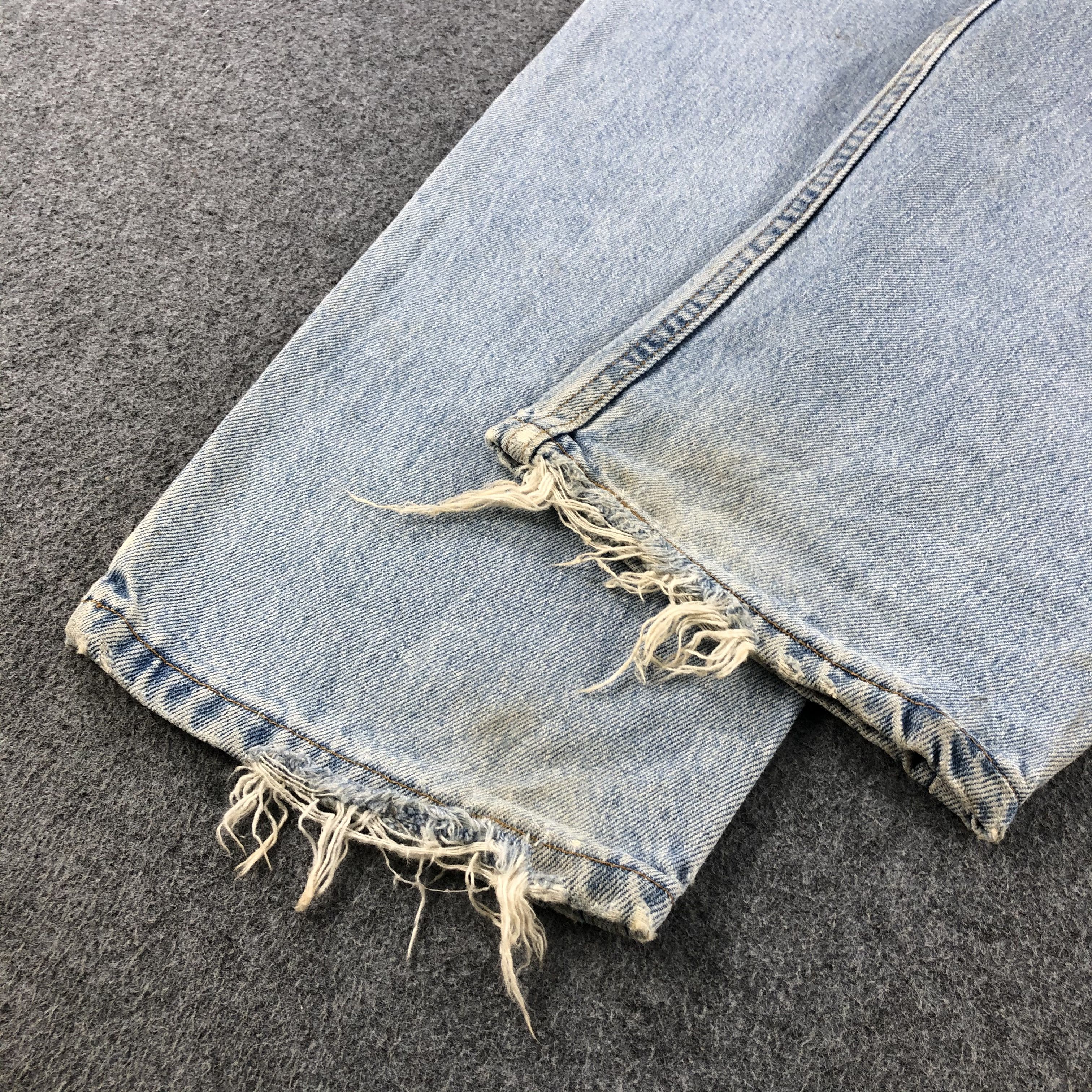 Levi's Vintage Levis 550 Light Wash Jeans- J1295 Size US 36 / EU 52 - 6 Thumbnail
