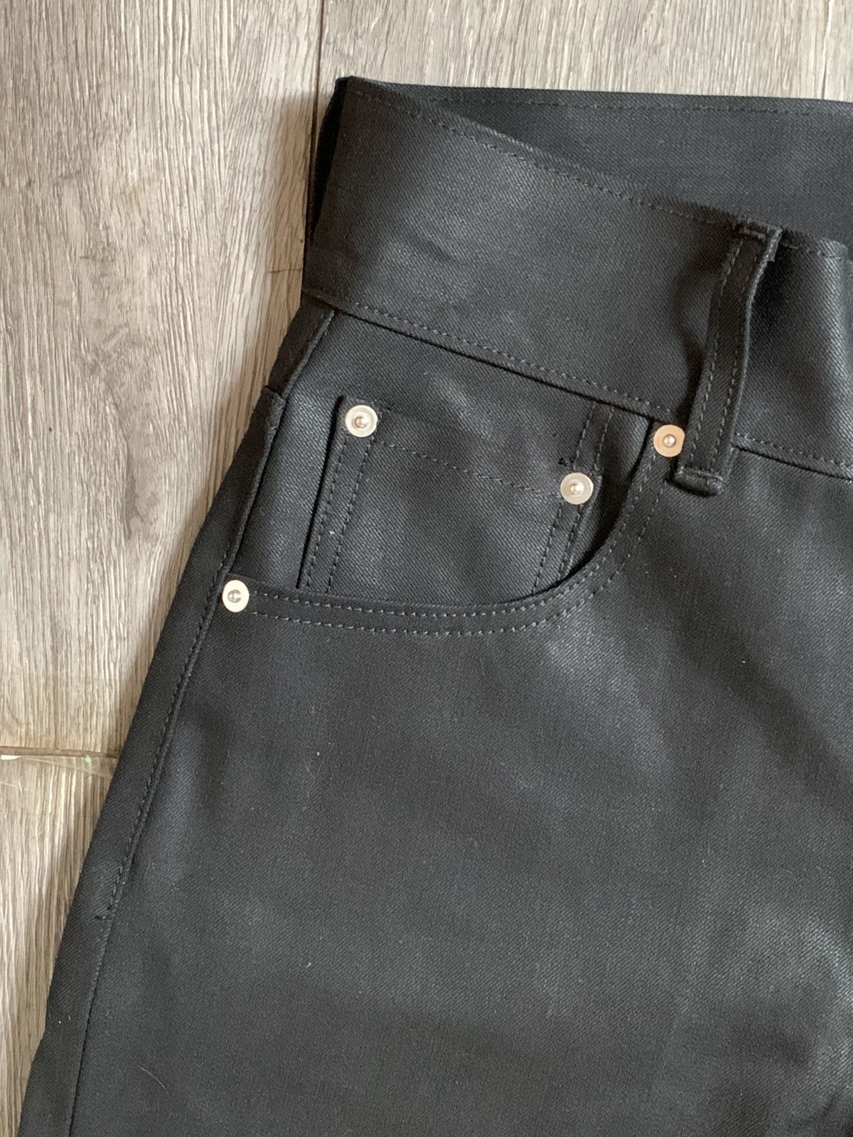 Japanese Brand DOOF.YOUTH Custom WAXED LOOK DENIM Size US 32 / EU 48 - 2 Thumbnail