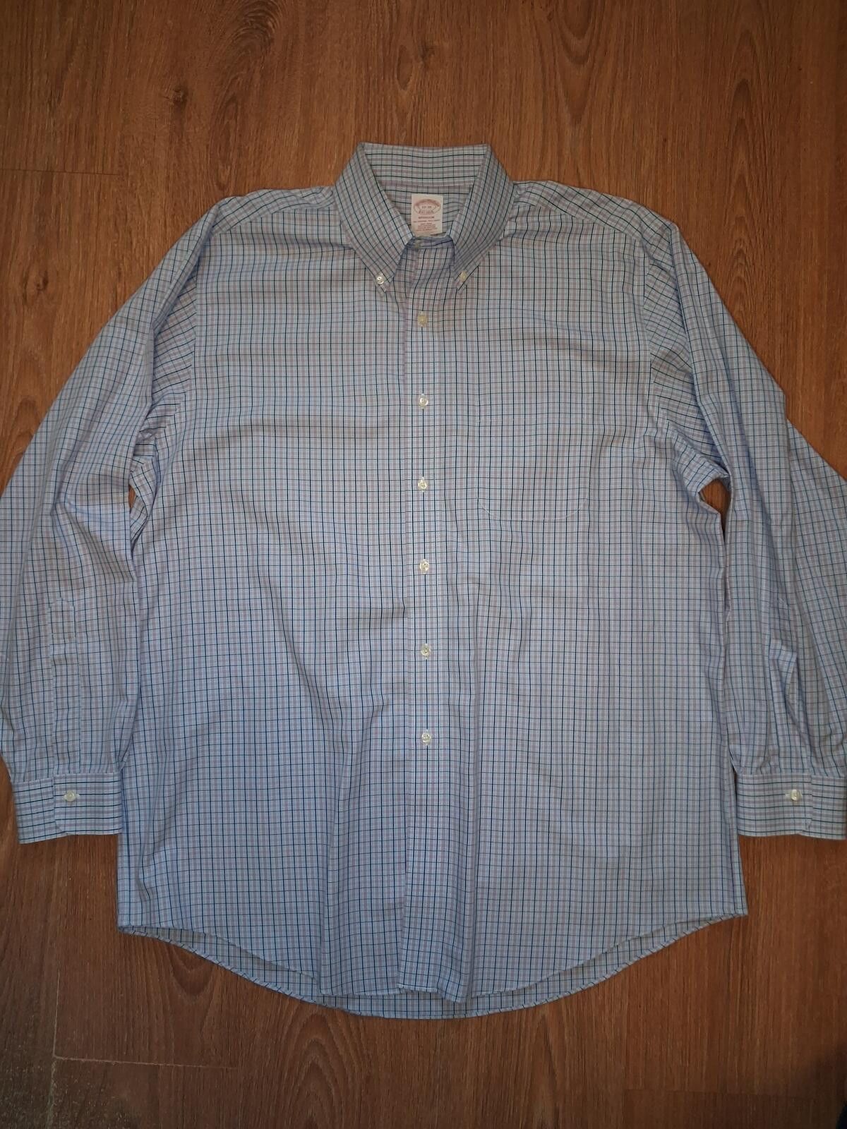 Brooks Brothers Brooks Brothers Shirt 17-35 XL Multicolor Plaid Supima Size US XL / EU 56 / 4 - 1 Thumbnail