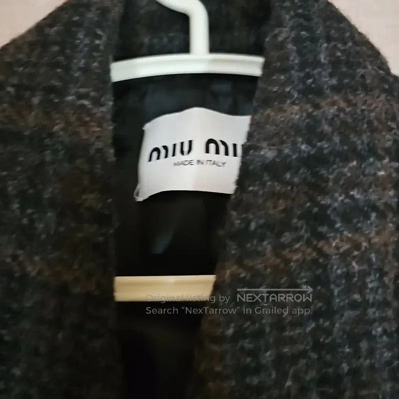 Miu Miu Miu Miu Grey Wool Women’s Coat . Size M / US 6-8 / IT 42-44 - 3 Thumbnail