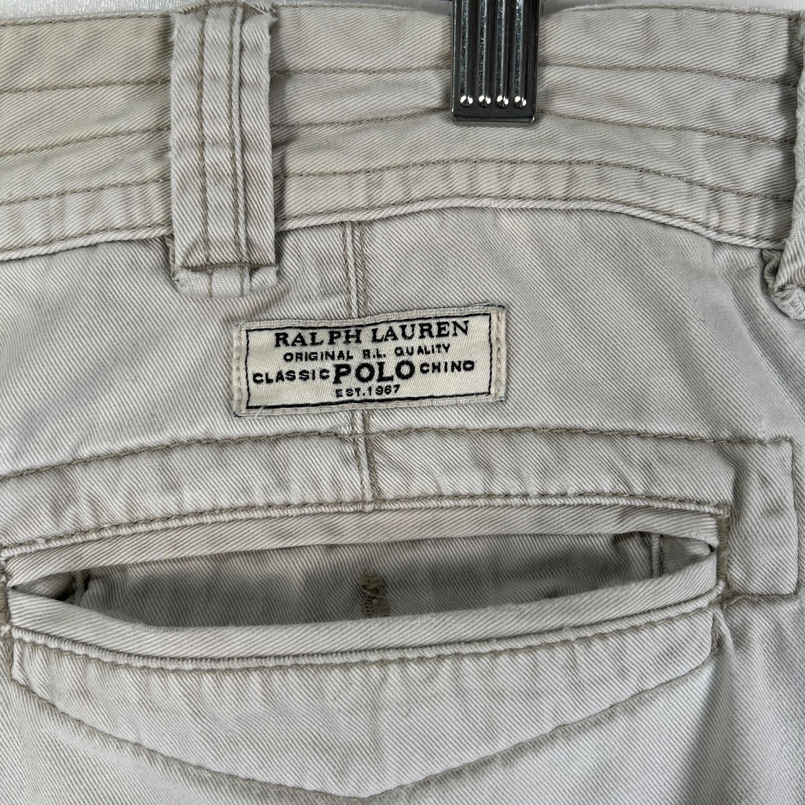 Polo Ralph Lauren × Vintage Vintage 90s Polo Ralph Lauren Cargo Shorts Khaki Size US 38 / EU 54 - 6 Thumbnail