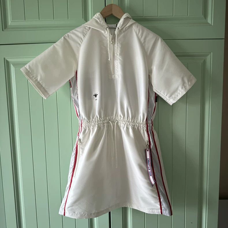 Dior Dior White hooded dress Size XS / US 0-2 / IT 36-38 - 1 Thumbnail