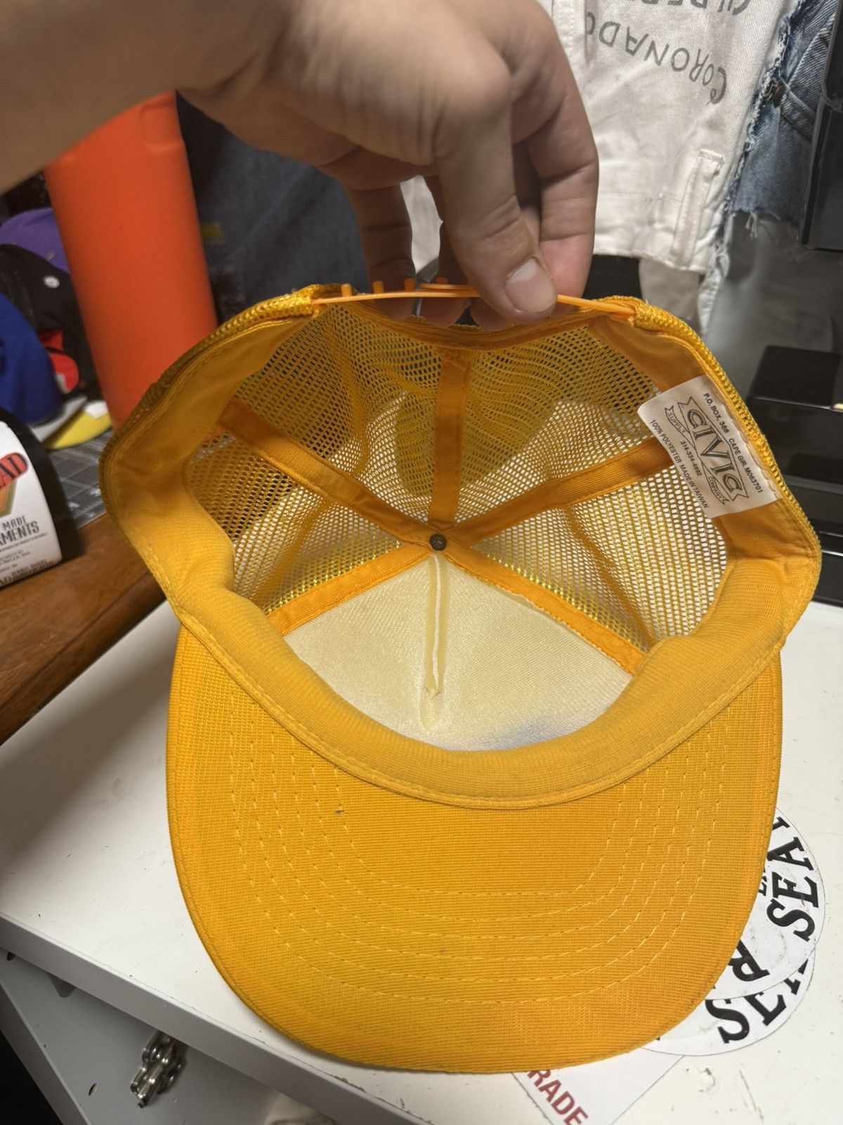 Vintage Vintage Cokers Machine Shop Trucker Hat Size ONE SIZE - 6 Thumbnail