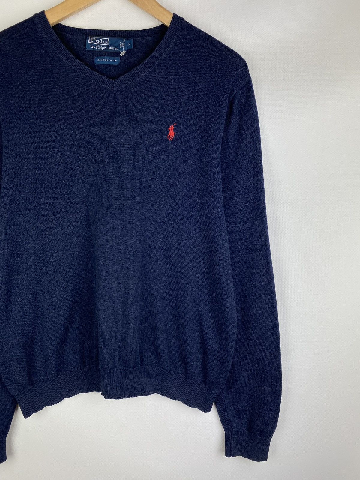 Polo Ralph Lauren Polo by Ralph Lauren vintage men’s v-neck sweater pullover Size US M / EU 48-50 / 2 - 3 Thumbnail