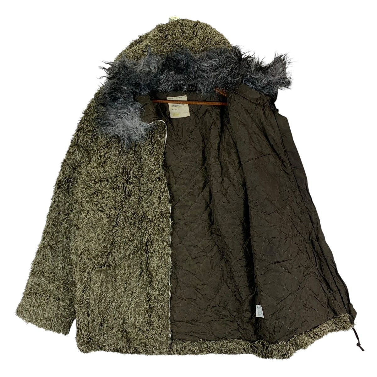 Designer × If Six Was Nine VINTAGE WALLS FUR MINK COLLAR HOODIE JACKET Size US L / EU 52-54 / 3 - 3 Thumbnail