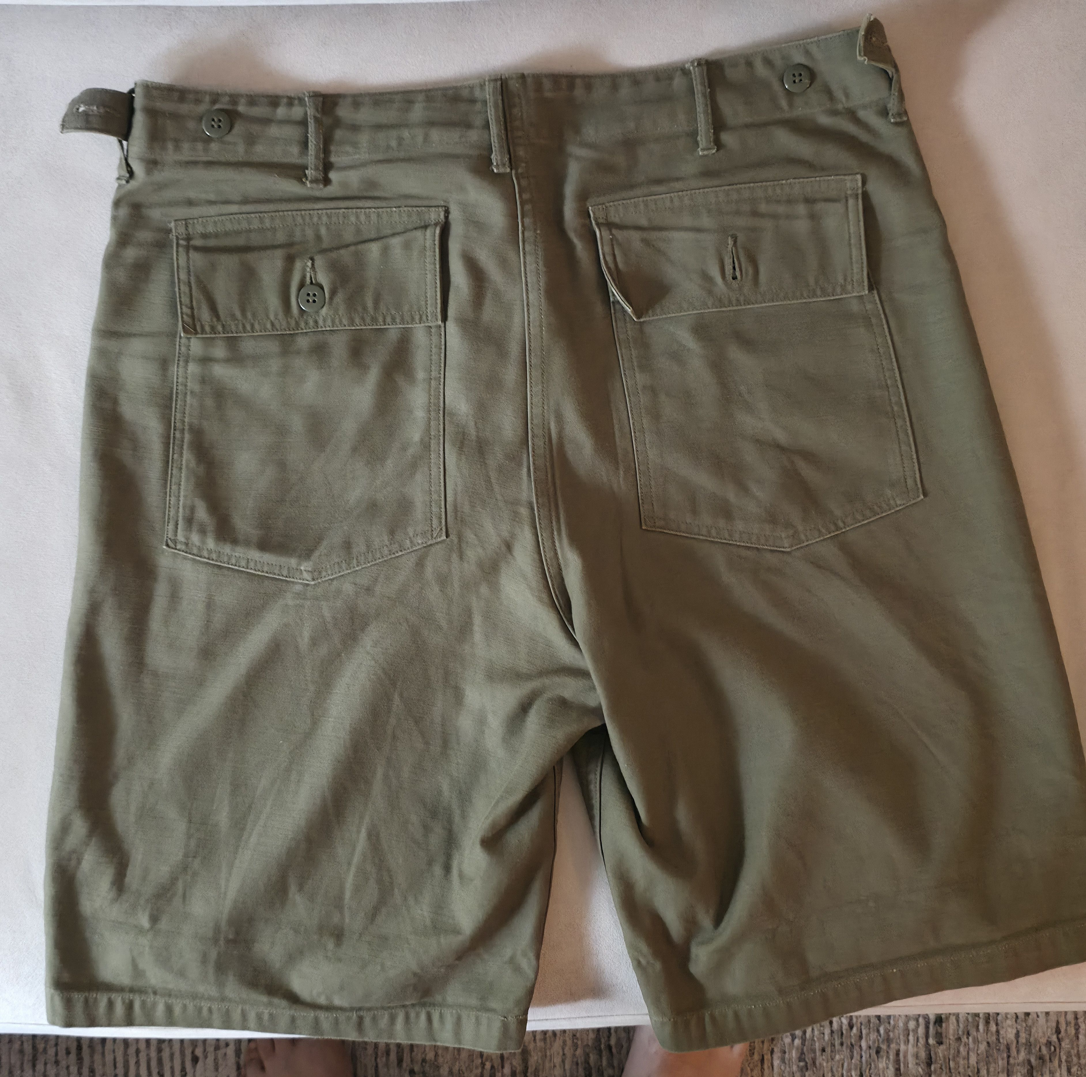 Buzz Rickson's OG-107 Fatigue Shorts Size US 36 / EU 52 - 2 Thumbnail
