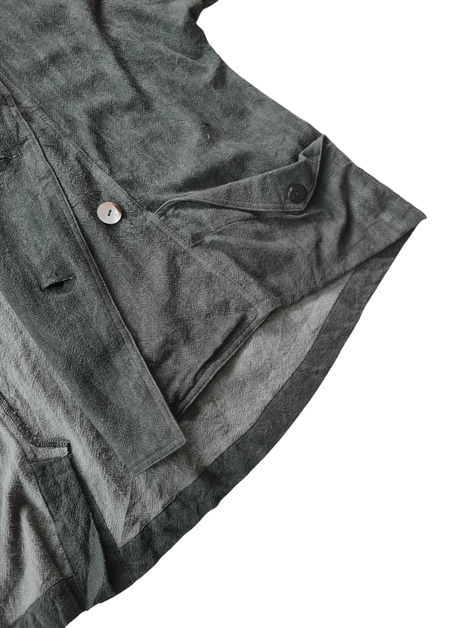 Japanese Brand Vtg Moyuru Asymmetric Jacket Japan Brand Issey Miyake Style Size US L / EU 52-54 / 3 - 5 Thumbnail