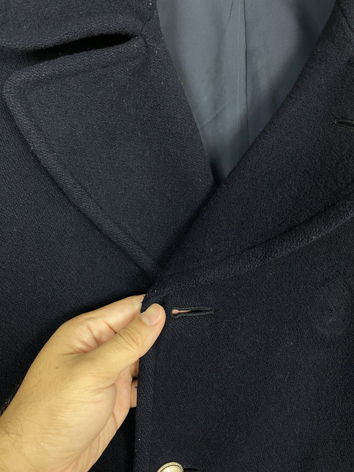 45rpm Rare‼️ Vintage 45rpm Pea Coat Double Breasted Made in Japan Size US M / EU 48-50 / 2 - 8 Thumbnail