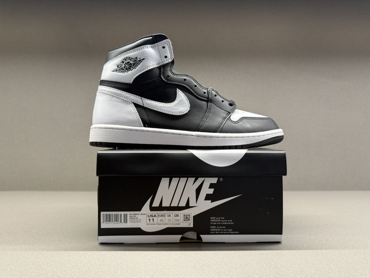 Jordan Brand Jordan 1 Retro High OG Black White Size US 11 / EU 44 - 4 Thumbnail