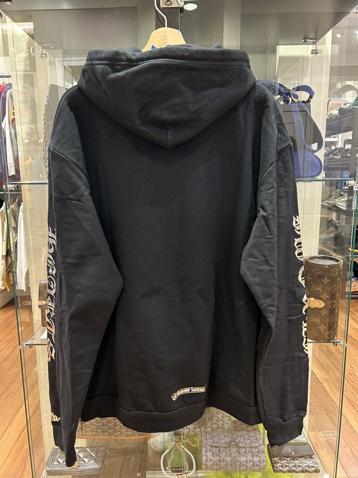 Chrome Hearts Chrome Hearts Metallic Silver Hooded Sweatshirt Size US XL / EU 56 / 4 - 2 Thumbnail