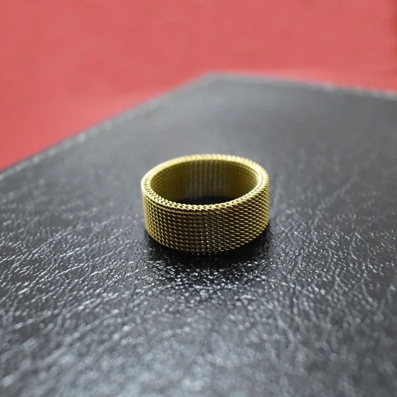Jewelry Mesh Flat Chain Band Ring Size ONE SIZE - 2 Thumbnail