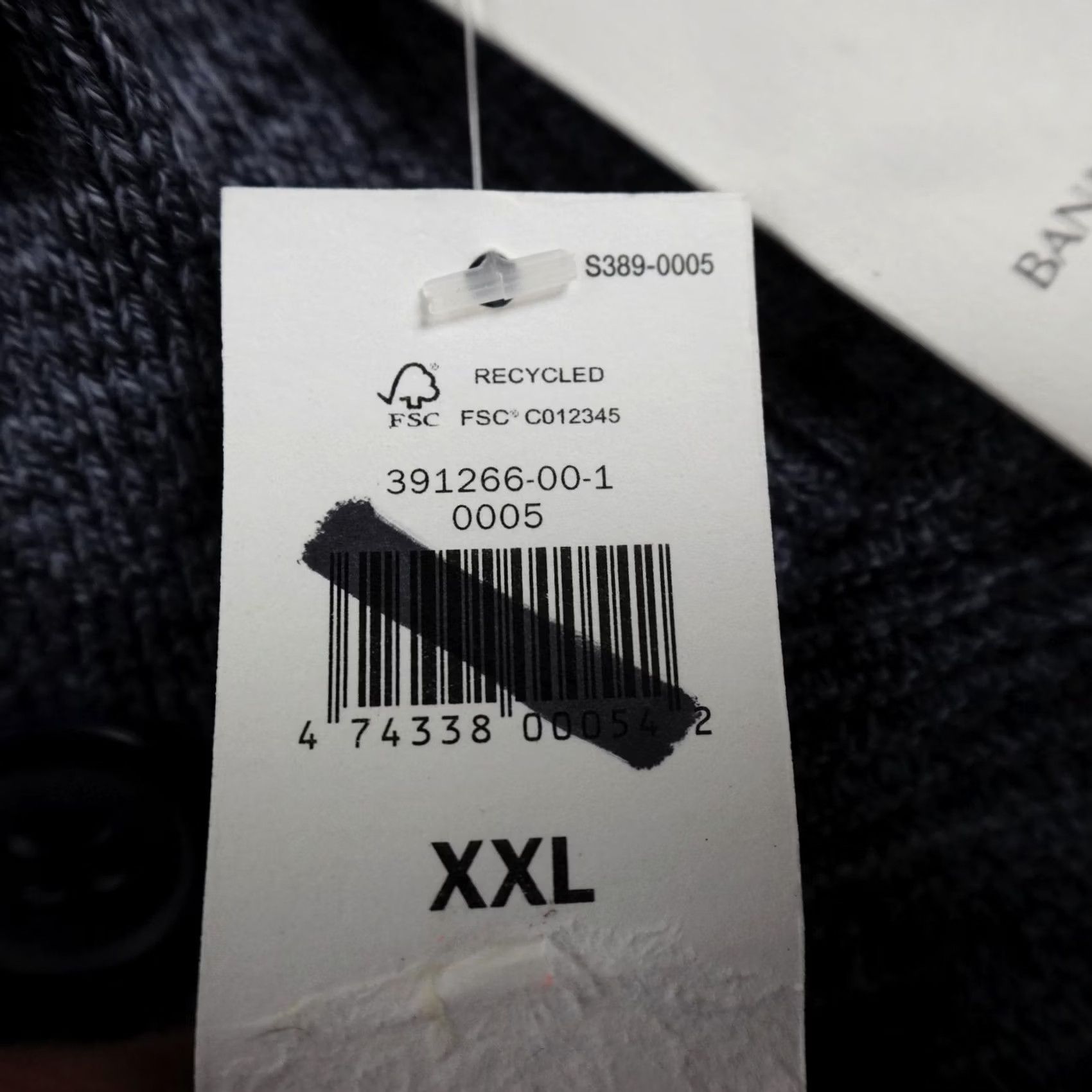 Banana Republic Banana Republic Sweater Cardigan Mens 2XL Blue Stripe Mock Neck Knit Cotton Button Pockets - Striped Knit Cardigan with Mock Neck, Long Sleeve, Casual Size US XXL / EU 58 / 5 - 4 Thumbnail