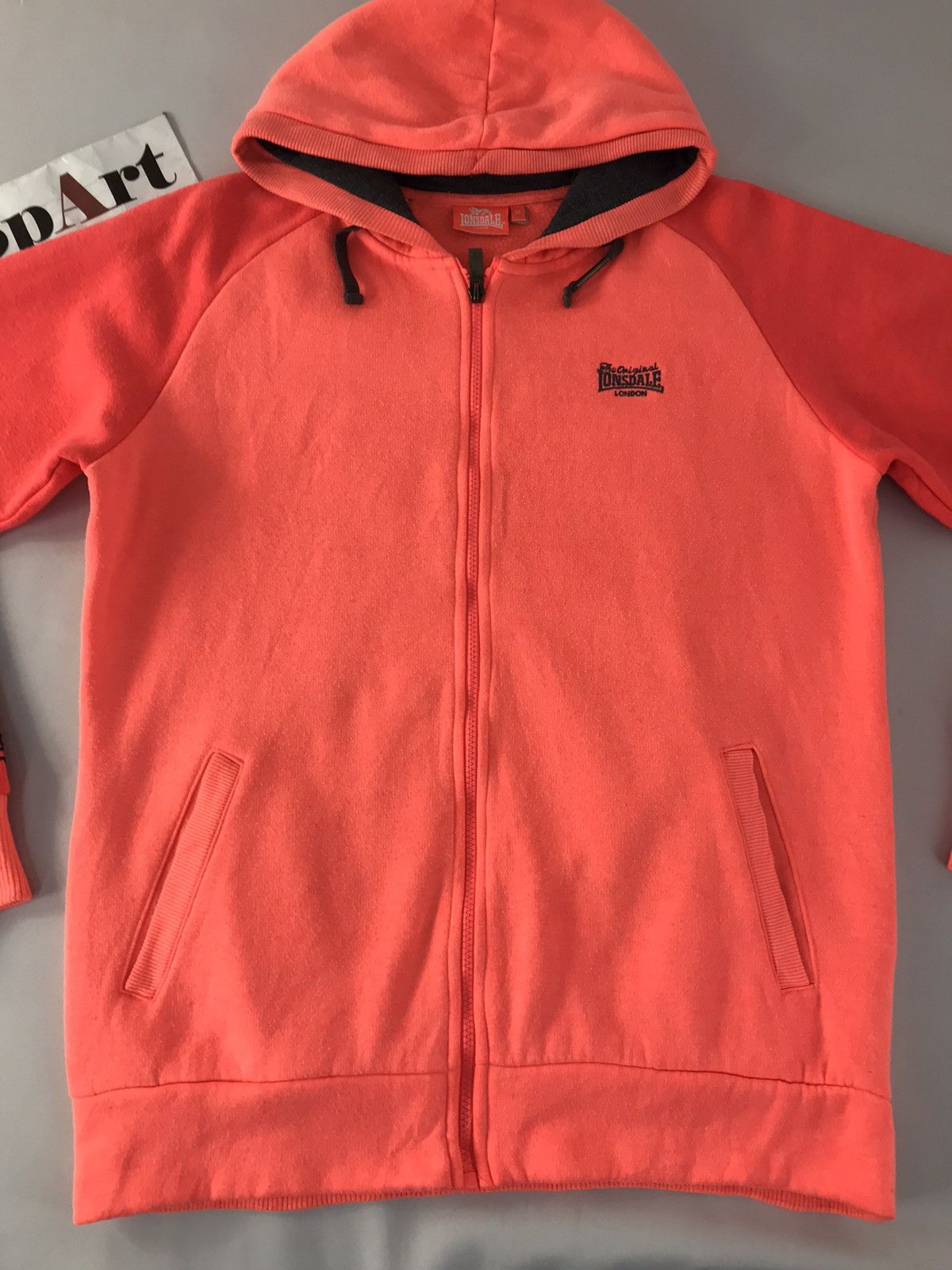 Lonsdale Vintage Sweater Lonsdale London Zipper Hoodie Size US L / EU 52-54 / 3 - 3 Thumbnail