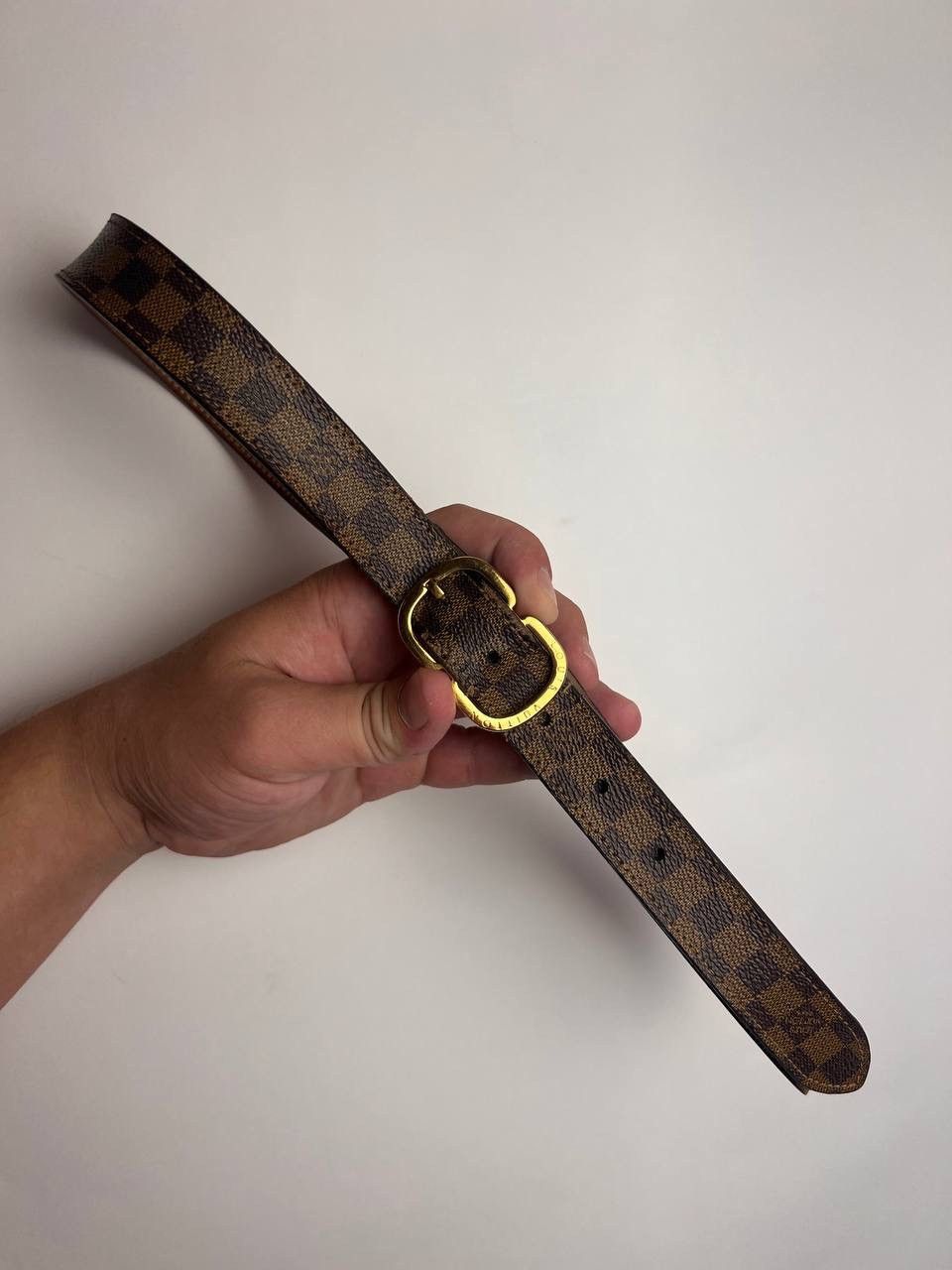 Louis Vuitton Louis Vuitton Damier Ebene Mini 25 MM Belt Size ONE SIZE - 22 Thumbnail