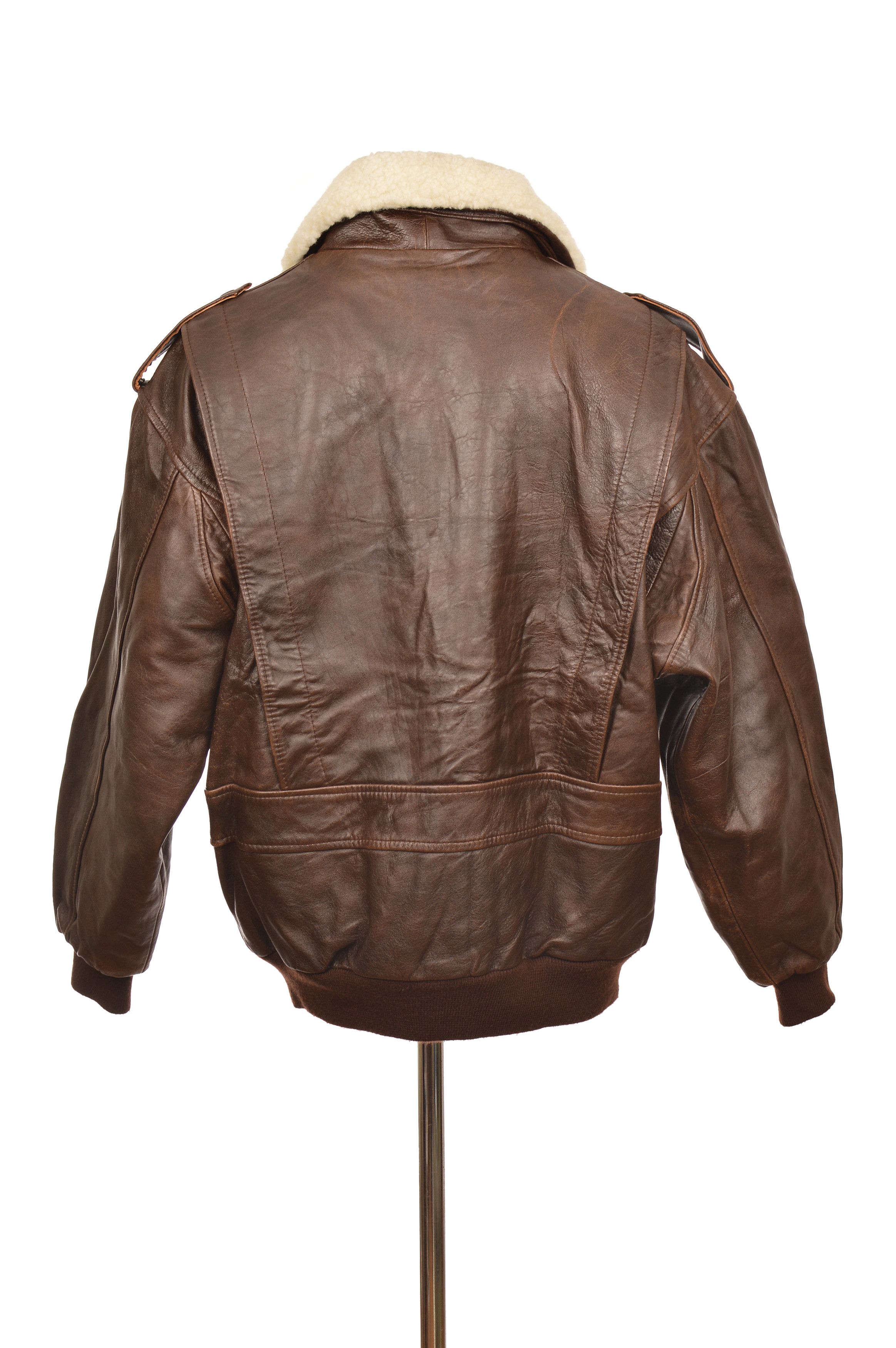 Leather McDuncan Air Force Brown Leather Aviator Jacket Size US M / EU 48-50 / 2 - 5 Thumbnail