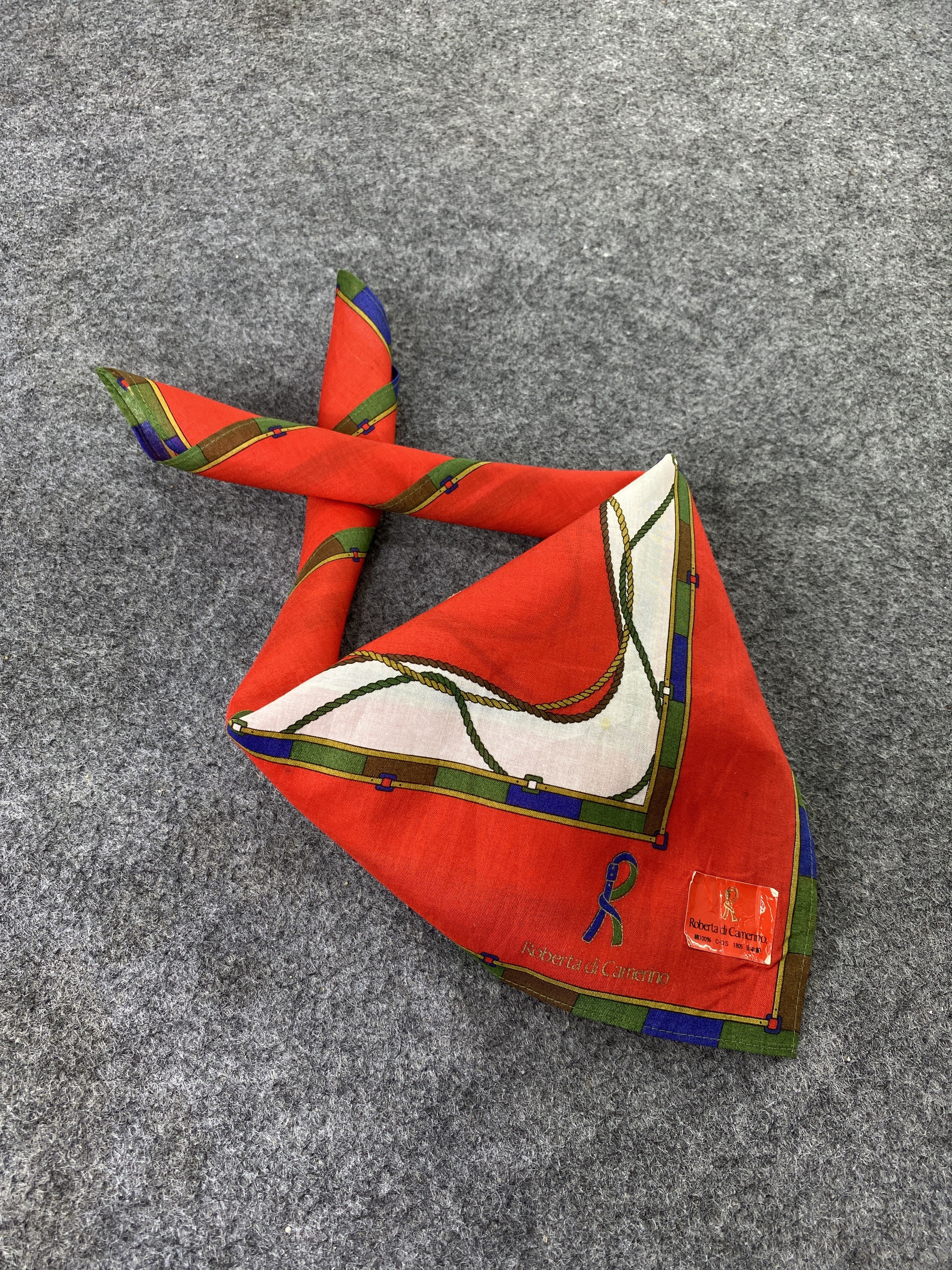 Designer Roberta Di Camerino Handkerchief / Bandana-B332 Size ONE SIZE - 1 Thumbnail