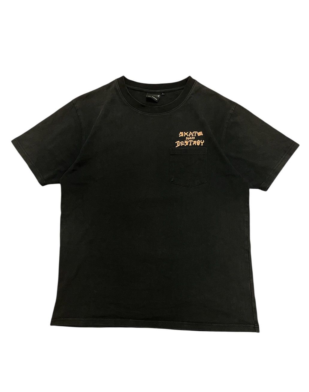 Thrasher THRASHER SKATE AND DESTROY SINGLE POCKET TEES x VINTAGE Size US L / EU 52-54 / 3 - 1 Thumbnail