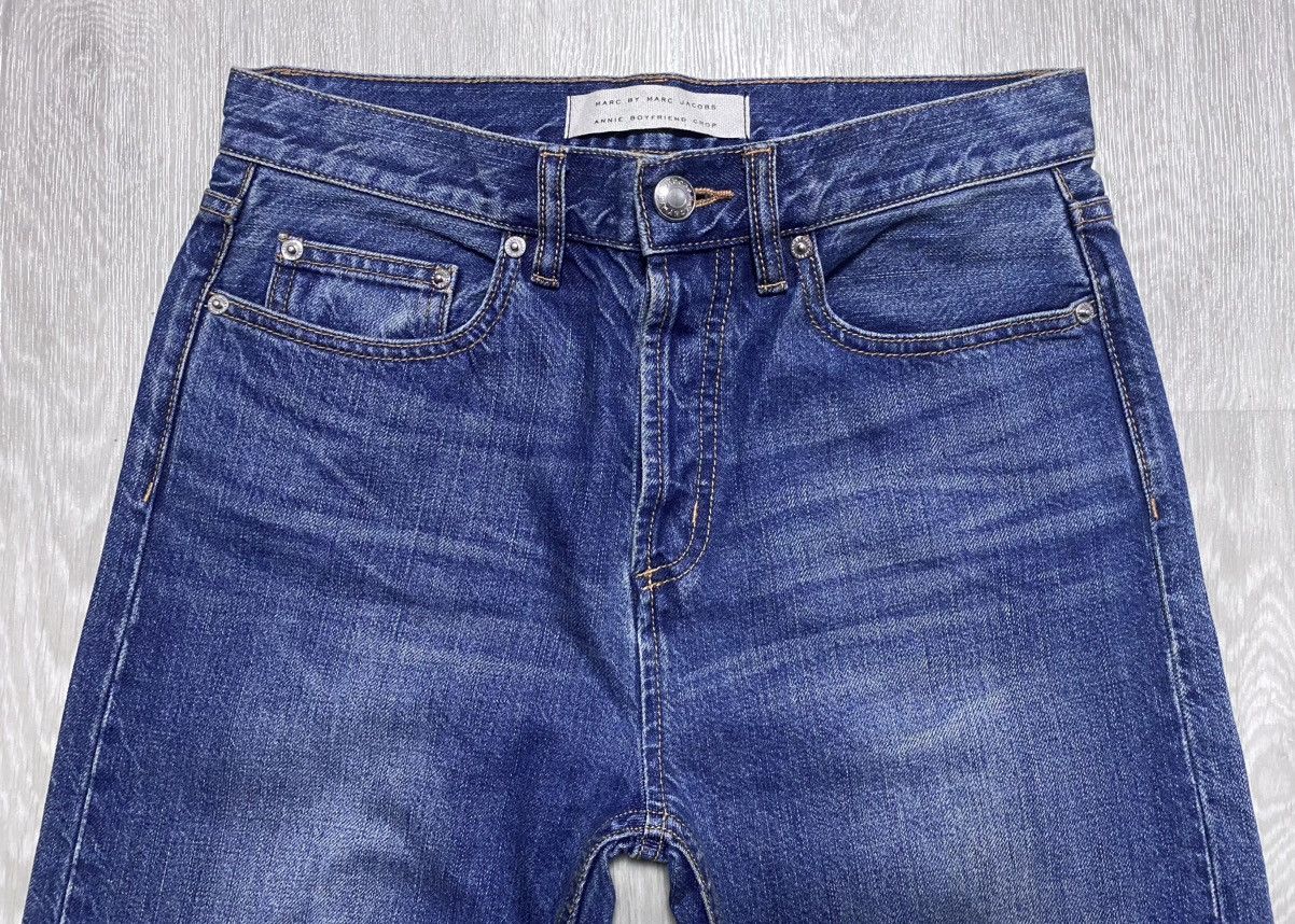 Marc by Marc Jacobs Marc by Marc Jacobs Annie Boyfriend Crop Washed Jeans Denim Size 25" / US 0 / IT 36 - 10 Thumbnail