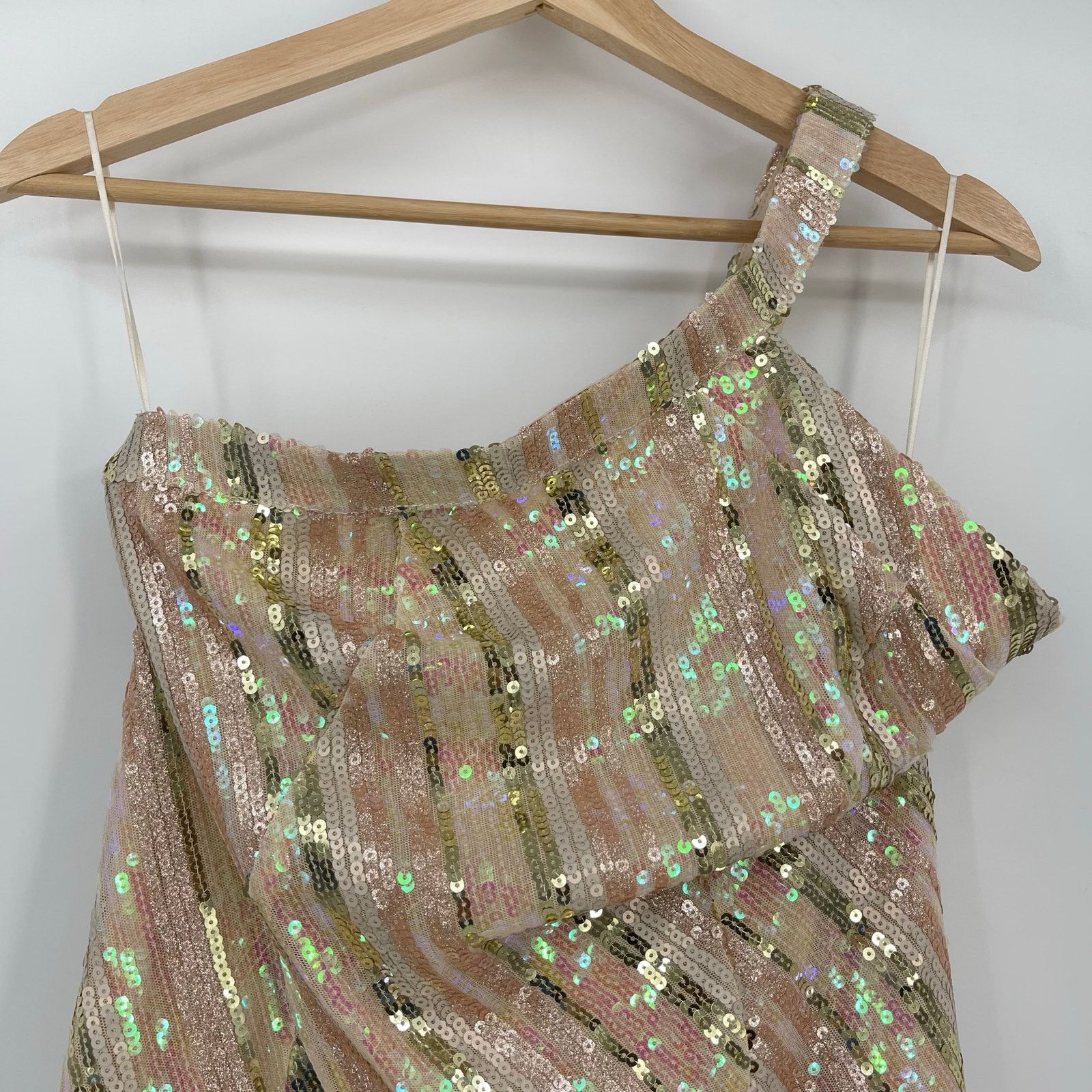 superdown | NWT Cicely Mini Dress in Sequin Multi L