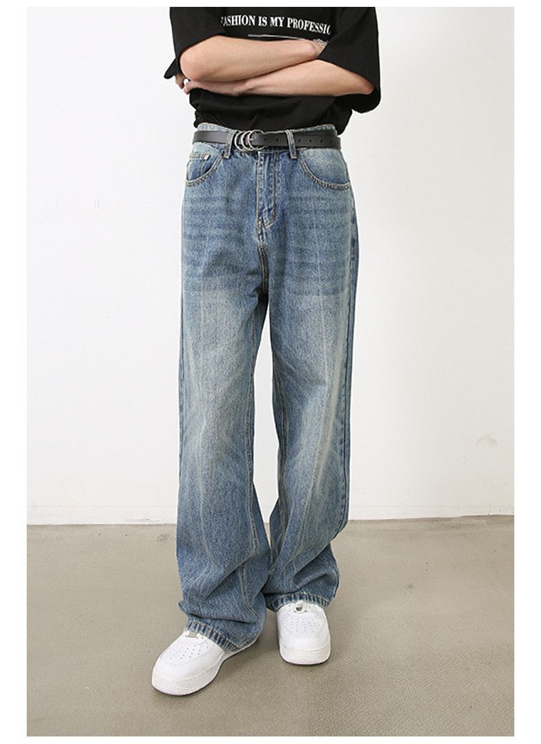 Japanese Brand Washed vintage American straight casual jeans y2k Size US 34 / EU 50 - 5 Thumbnail