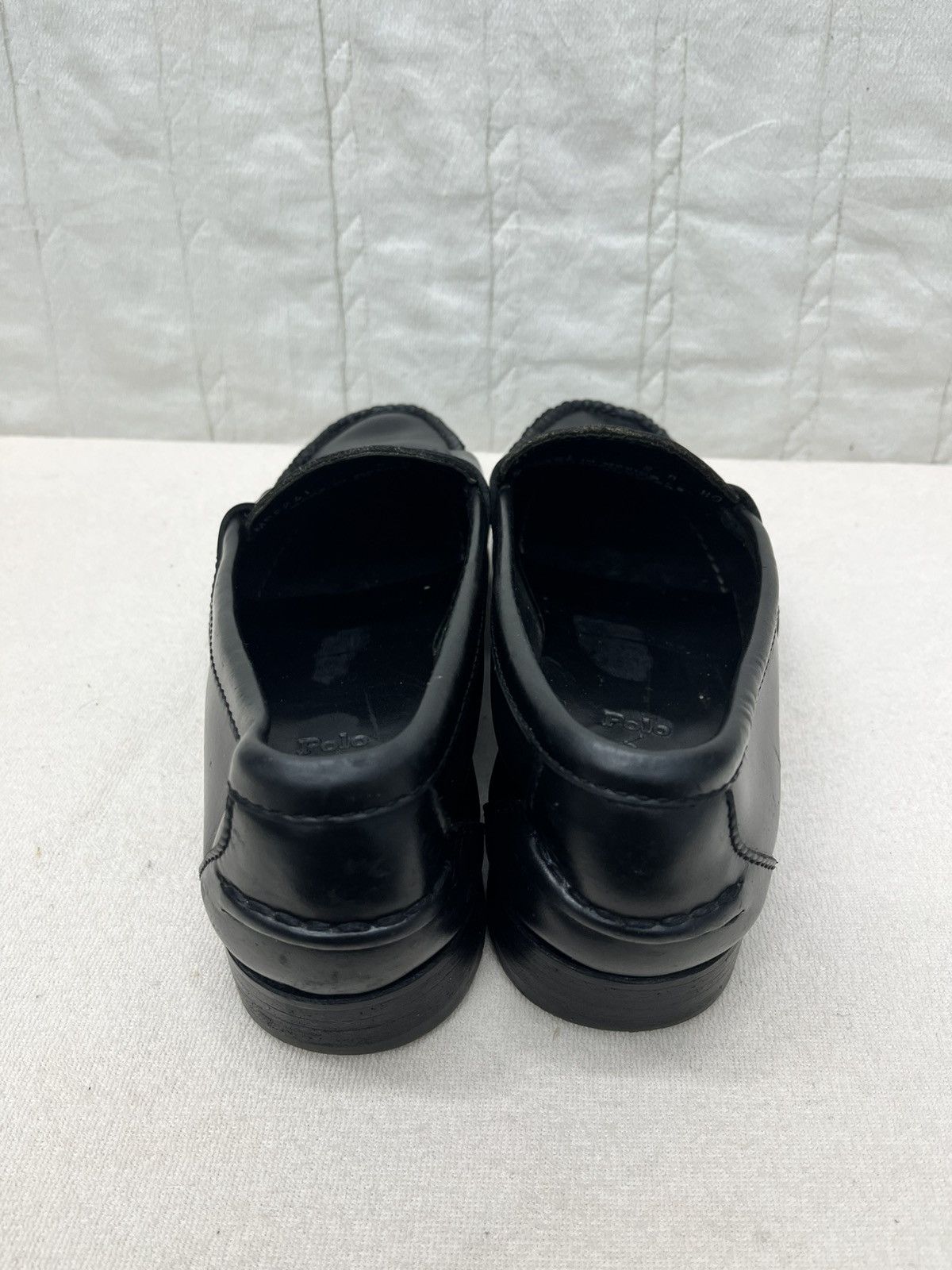 Polo Ralph Lauren × Vintage POLO RALPH LAUREN LOAFERS BLACK LEATHER Size US 6 / EU 39 - 3 Thumbnail