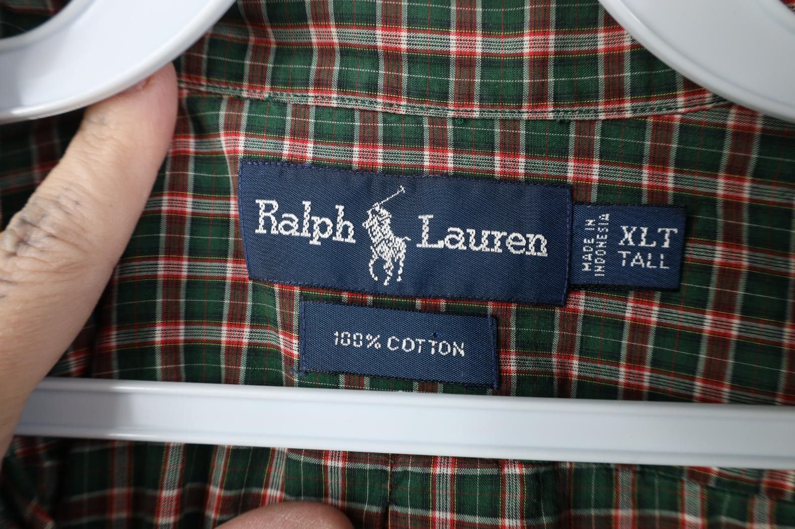 Polo Ralph Lauren Vintage 90s Ralph Lauren Collared Button Down Shirt Cotton Size US XL / EU 56 / 4 - 7 Thumbnail