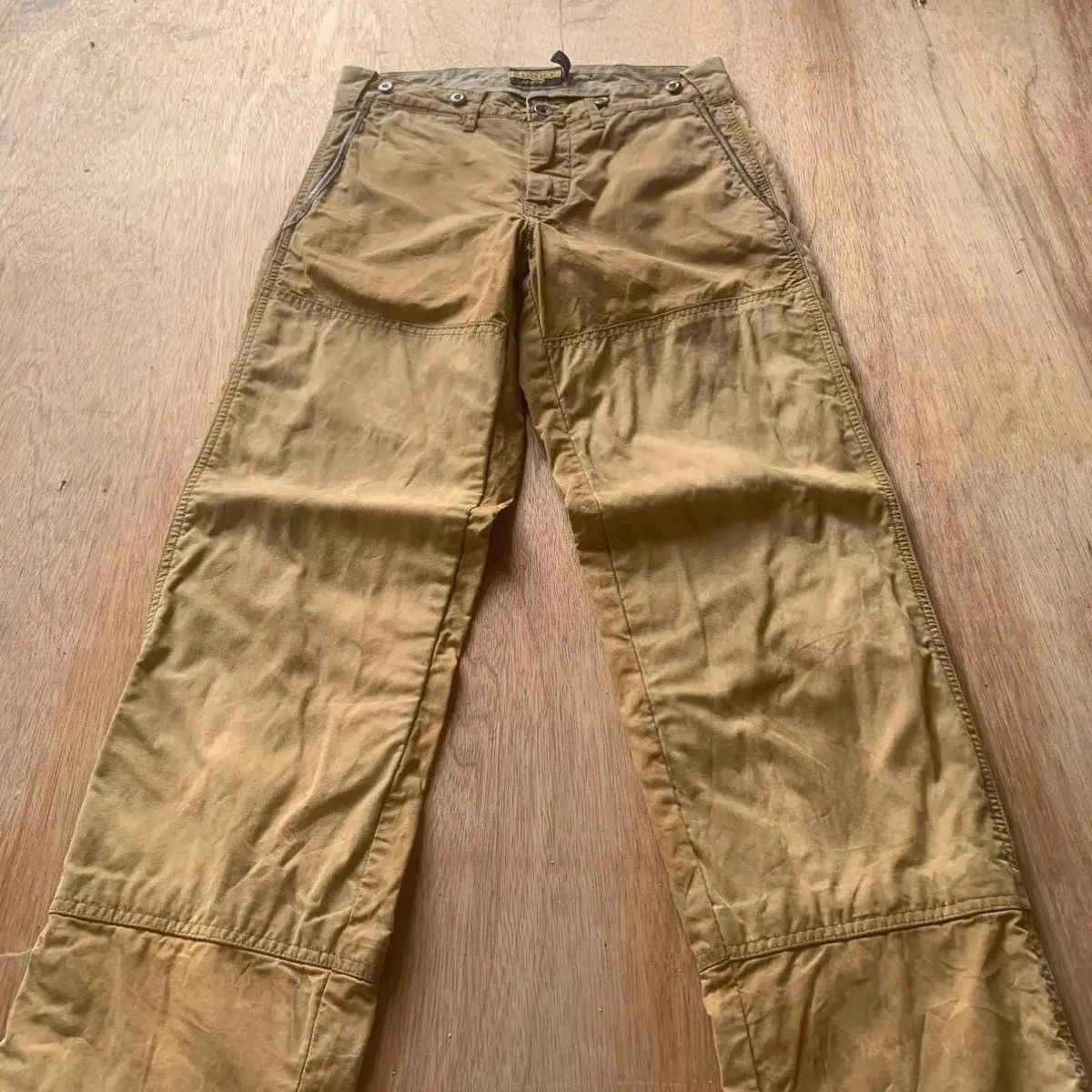 VINTAGE RUGBY POLO RALPH LAUREN DOUBLE KNEE RUSTY RARE PANTS