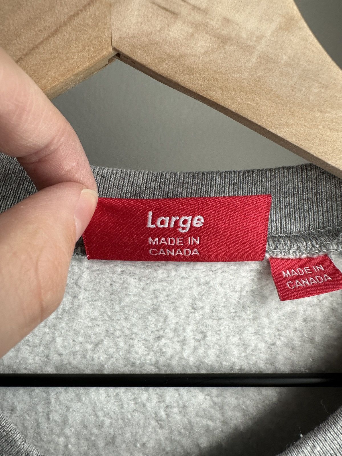 Supreme Supreme Angels Pond Plaid Arc Crewneck Grey Size US L / EU 52-54 / 3 - 5 Thumbnail