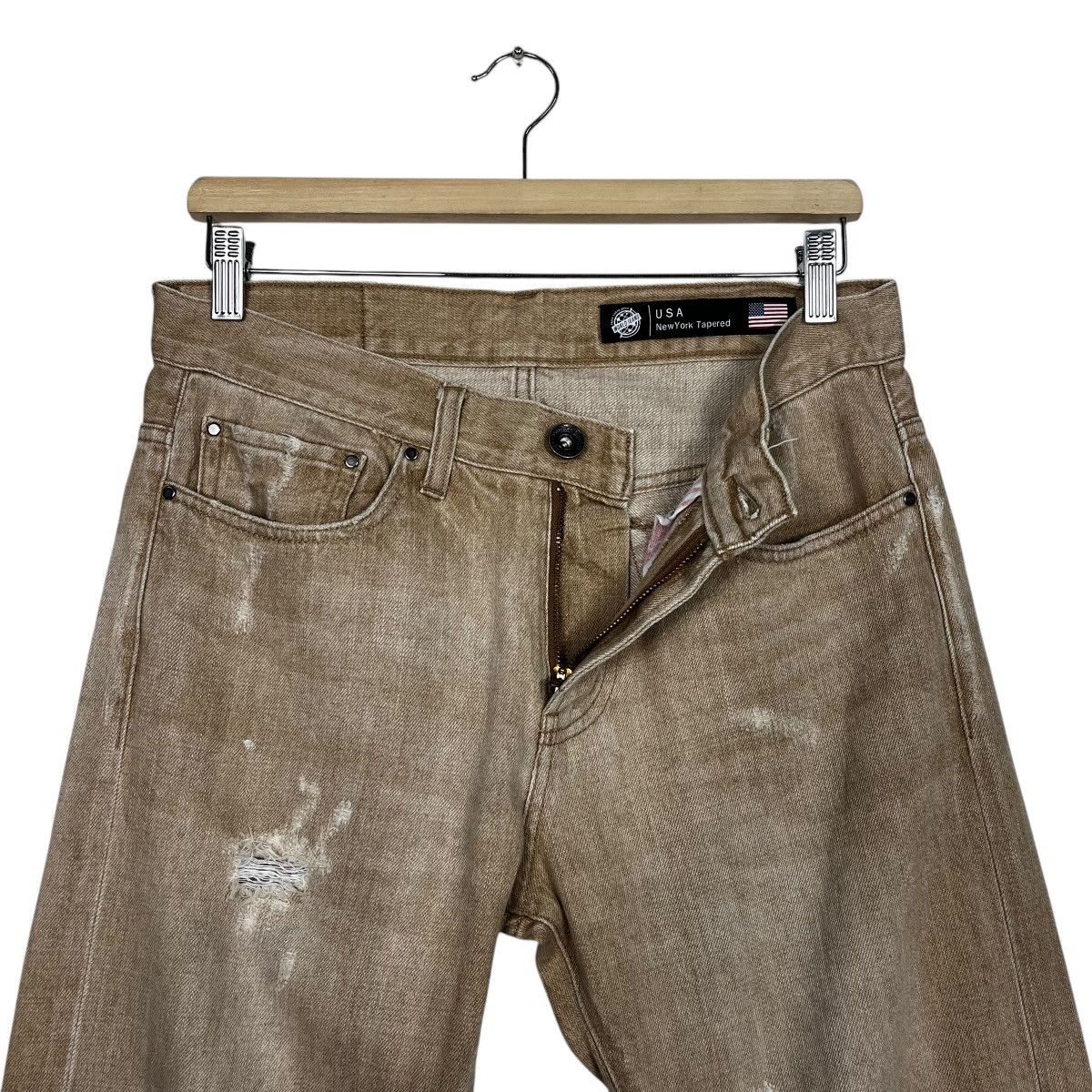 Japanese Brand Vintage Back Number Distressed Pants Size 32" / US 10 / IT 46 - 14 Thumbnail
