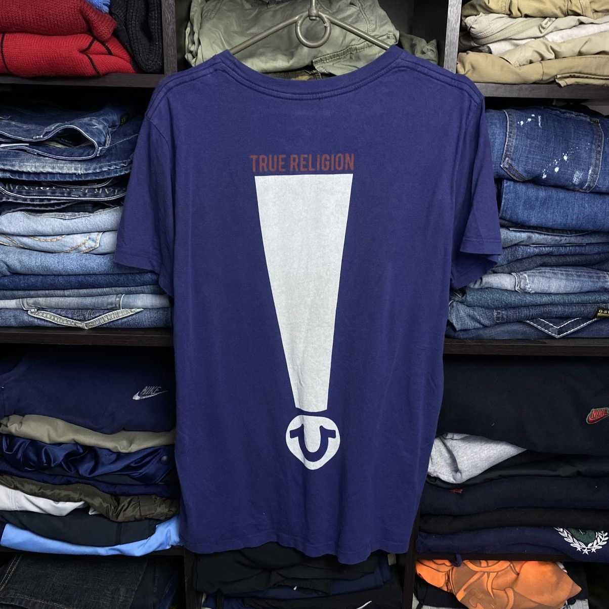 True Religion Mens True Religion Big Logo y2k opium skate tee size M Size US M / EU 48-50 / 2 - 1 Thumbnail