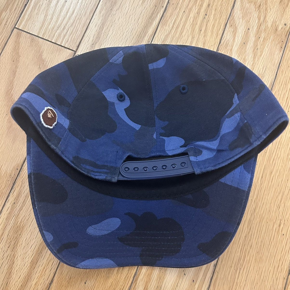 Bape Bape Baseball Cap Blue Camo Logo #2 Size ONE SIZE - 2 Thumbnail