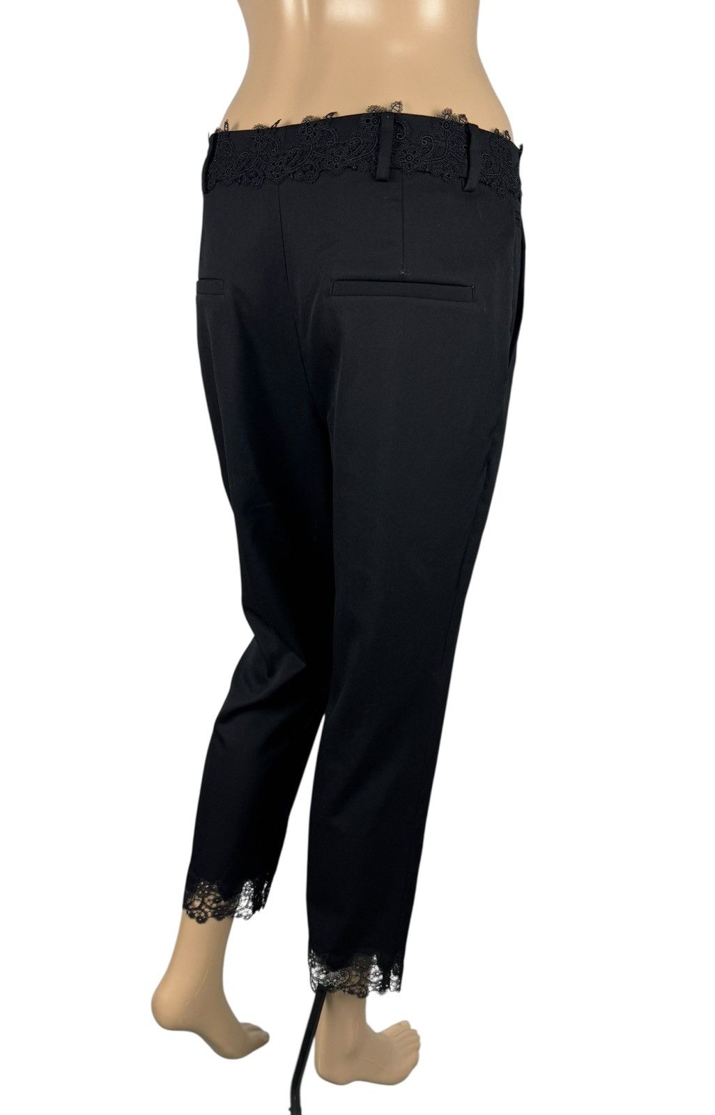 The Kooples The Kooples Dress Wool Pants Crop Lace Decorated size FR36 Size 26" / US 2 / IT 38 - 8 Thumbnail
