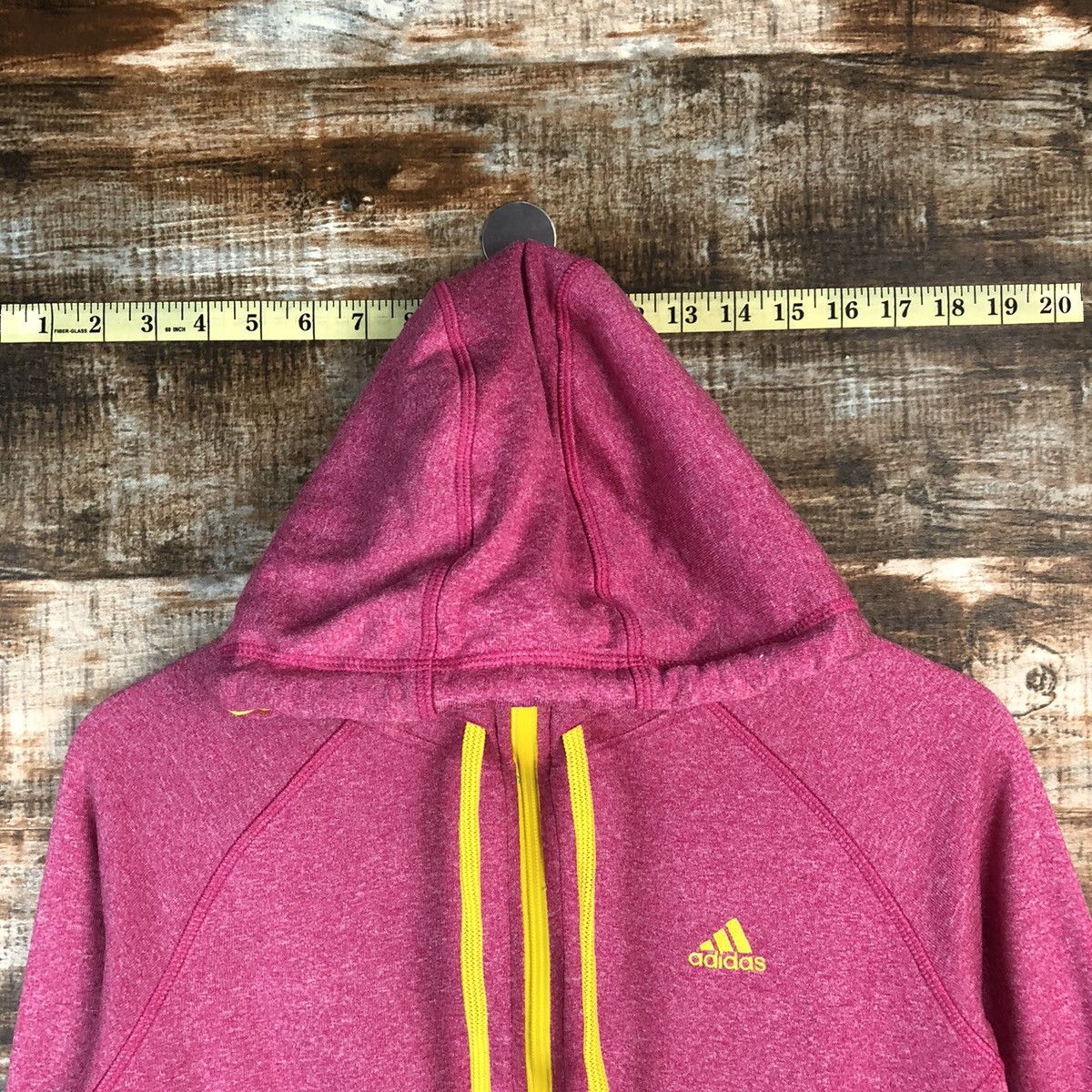 Adidas Adidas Pink Hoodie #A958 Size L / US 10 / IT 46 - 4 Thumbnail