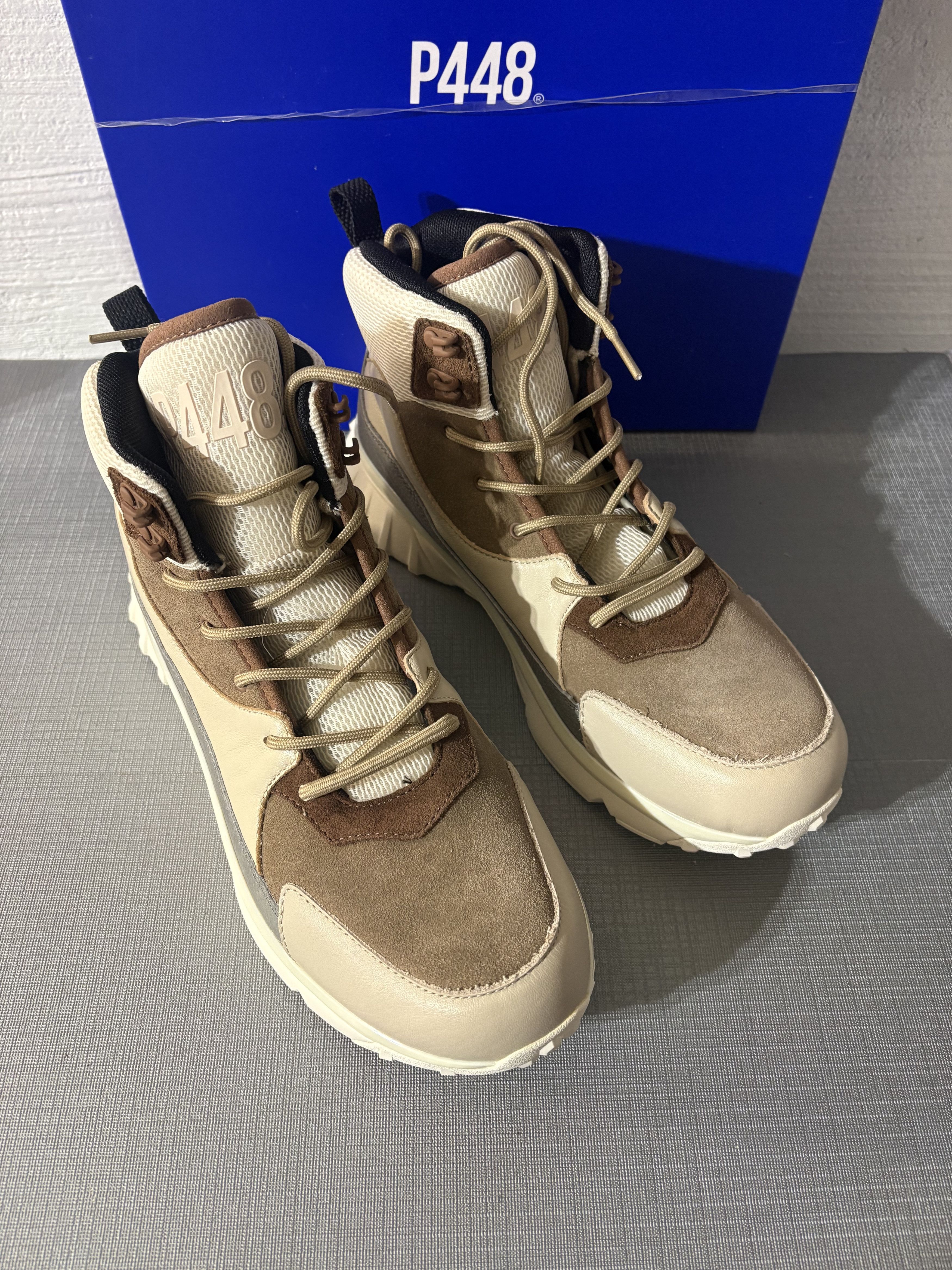 P448 P448 Viking High Top Sneaker MSRP$298 Italian Luxury Size US 10.5 / EU 43-44 - 3 Thumbnail