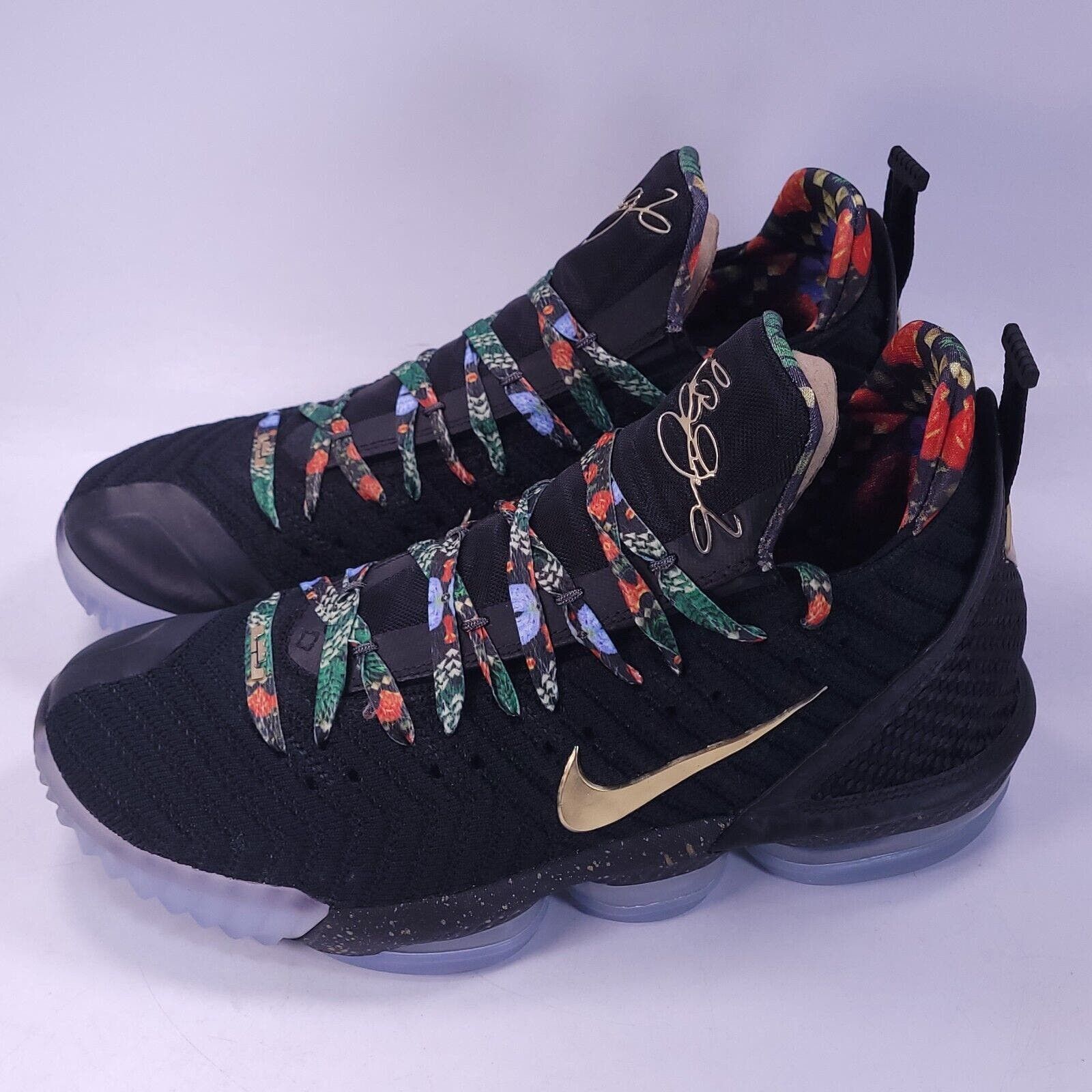 image of Nike Lebron Xvi Kc Shoe Mens Size 10 Ci1518-001 Black