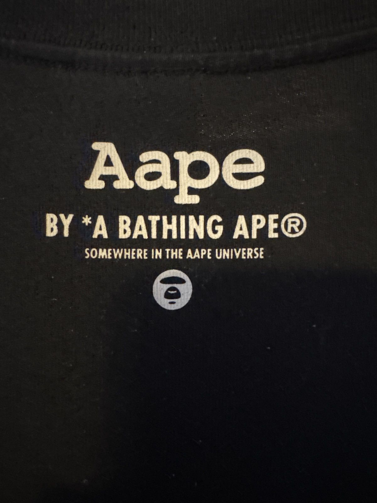Aape All Black Bape T-shirt Size US L / EU 52-54 / 3 - 5 Thumbnail