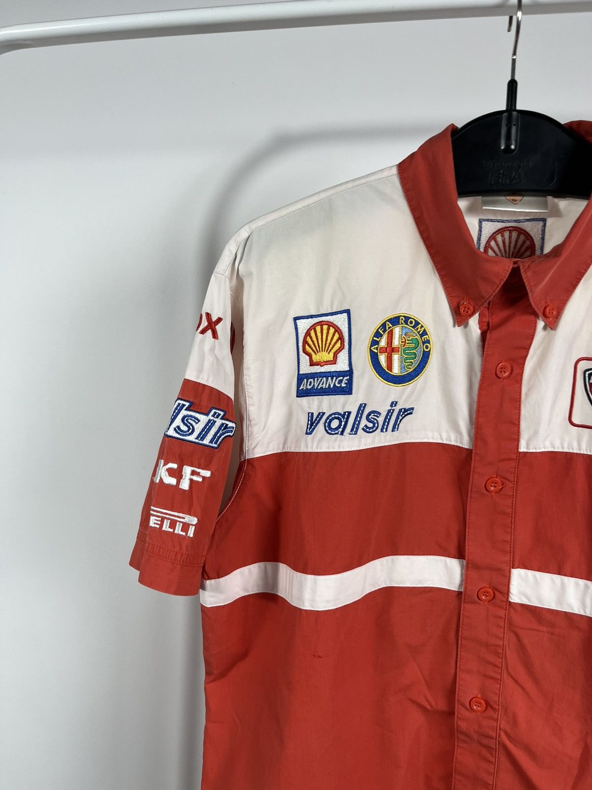 Ducati Vintage Ducati Xerox Superbike Team Racing Shirt Red White Size US L / EU 52-54 / 3 - 3 Thumbnail