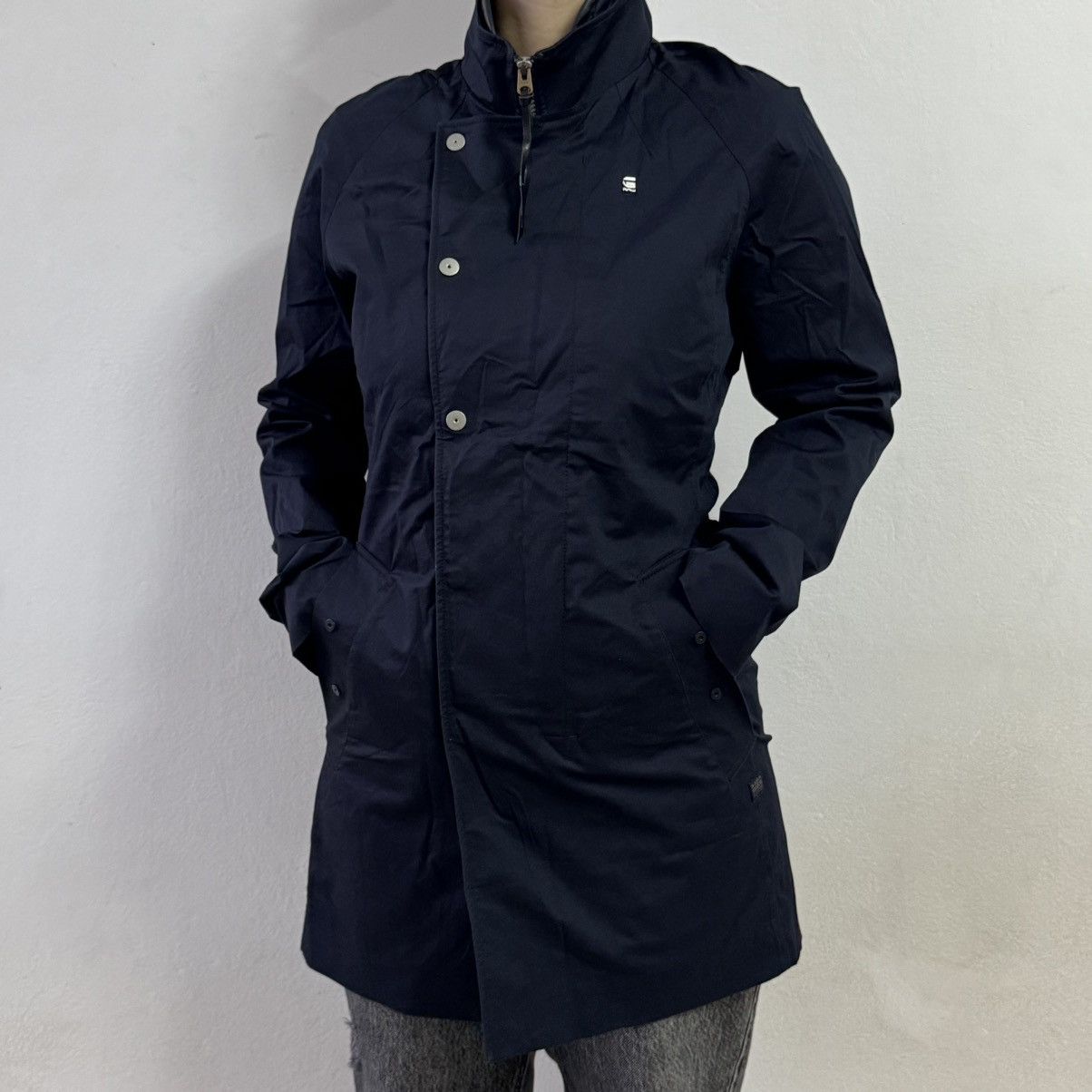 G-Star Gstar womens raw trench coat light jacket Size S / US 4 / IT 40 - 2 Thumbnail
