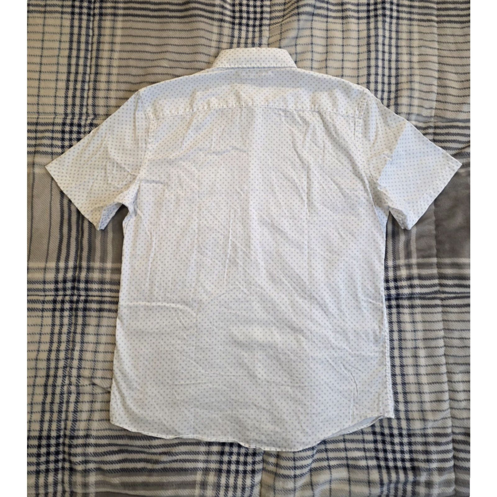 Faherty Faherty Movement Shirt White Geometric Button Down Stretch Supima Men's M Size US M / EU 48-50 / 2 - 3 Thumbnail