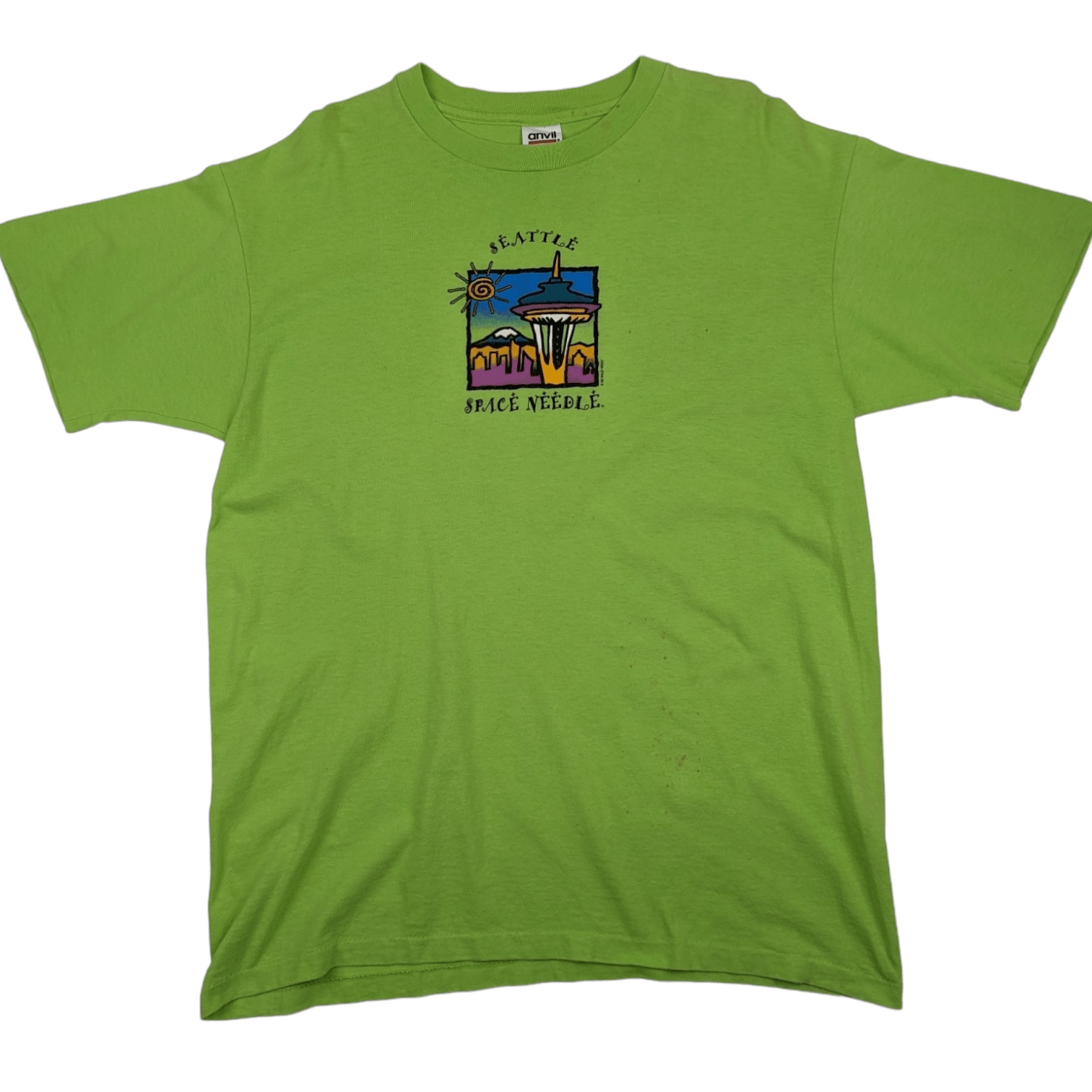 Anvil 90's ANVIL 1998 Seattle Space Needle Single Stitches T-Shirt Size US L / EU 52-54 / 3 - 3 Thumbnail