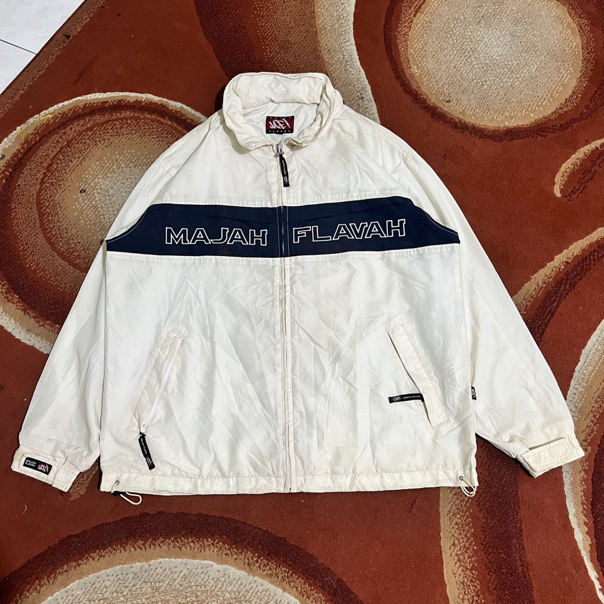 Japanese Brand Majah Flavah Big Logo Jacket Size US L / EU 52-54 / 3 - 3 Thumbnail