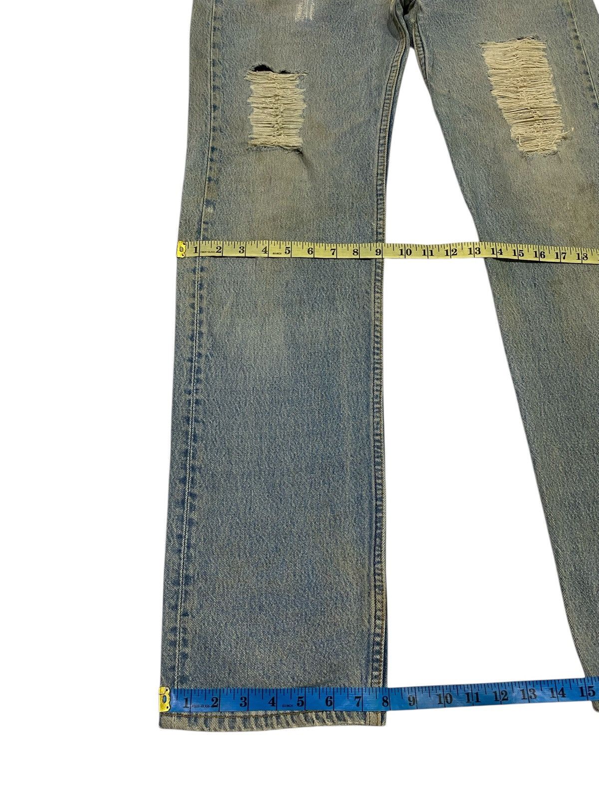 Levi's Vintage Levis 501 distressed grunge style jeans Size US 34 / EU 50 - 15 Thumbnail