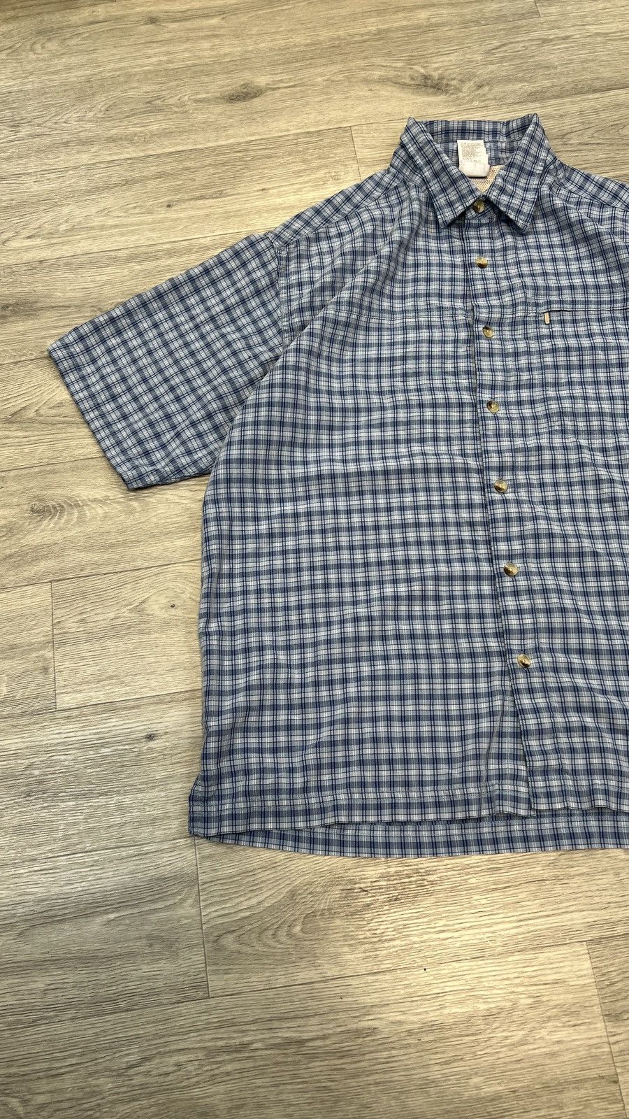 The North Face The North Face Vintage Plaid Short Sleeve Button Up Shirt Size US L / EU 52-54 / 3 - 2 Thumbnail