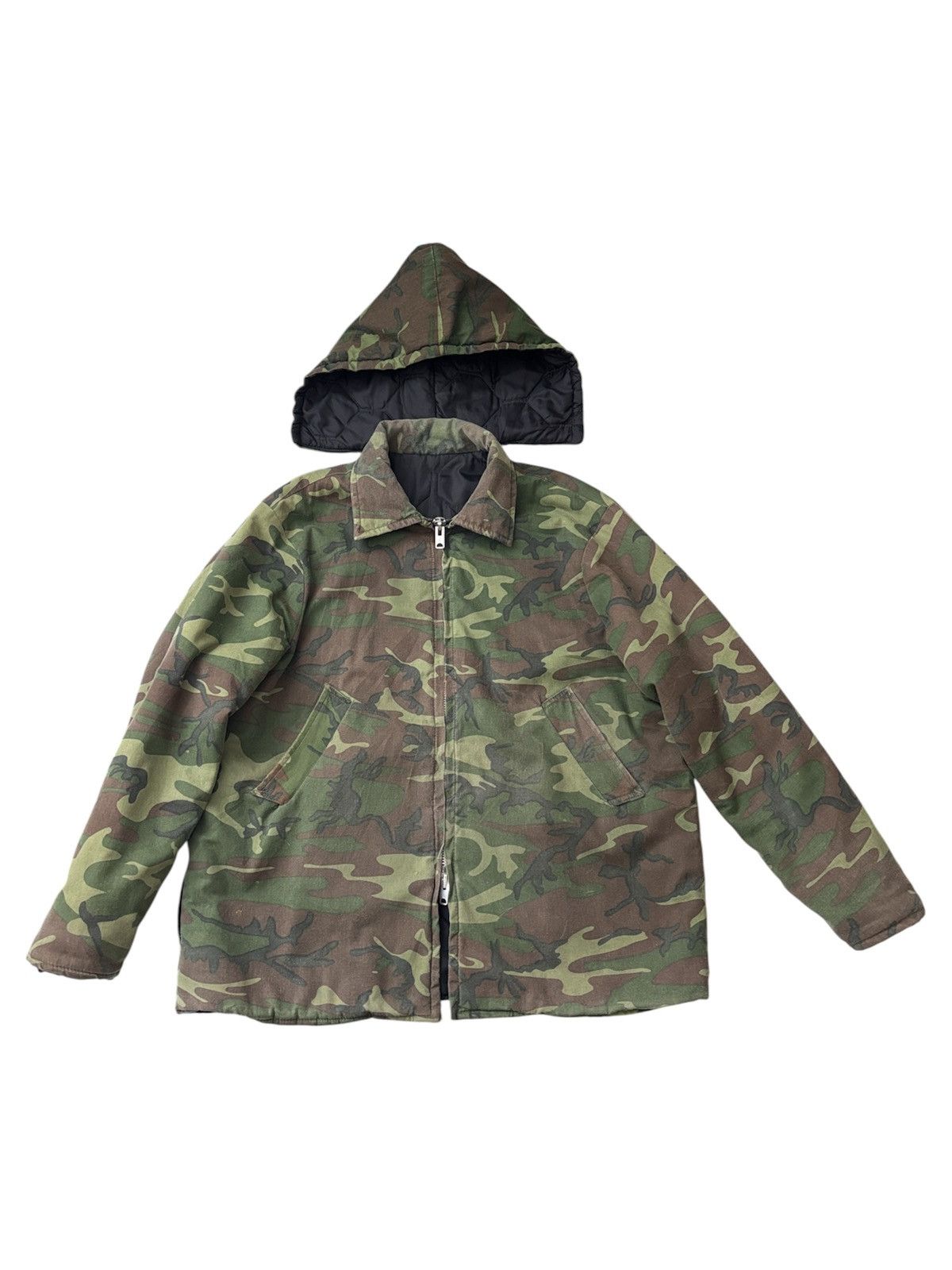 Vintage Vintage 60s Camo Jacket Size US XL / EU 56 / 4 - 3 Thumbnail
