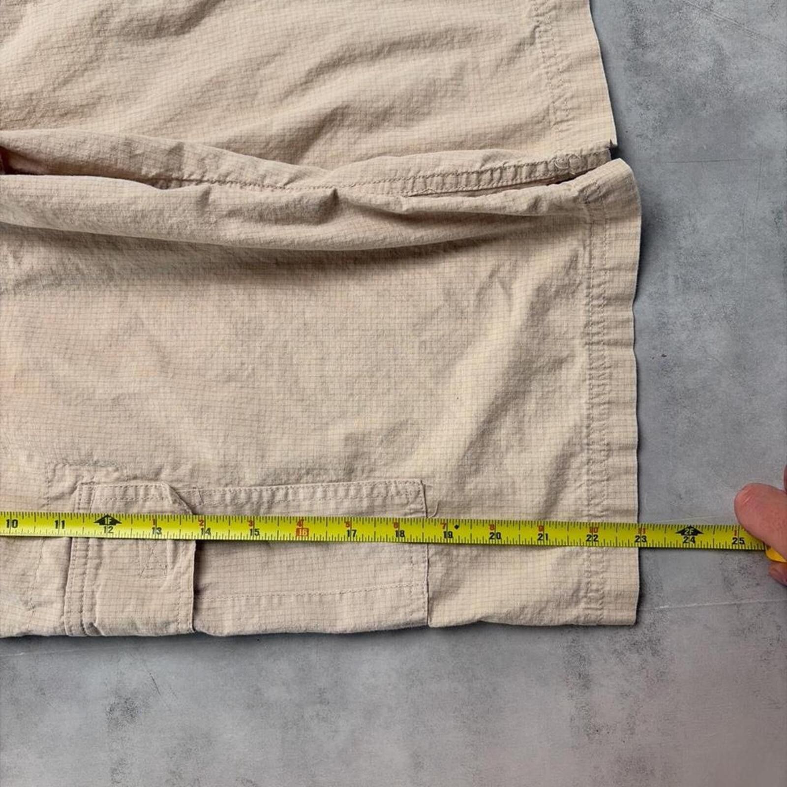 Avirex Y2K Beige Avirex Grunge Baggy Skater Cargo Shorts Size US 30 / EU 46 - 7 Thumbnail