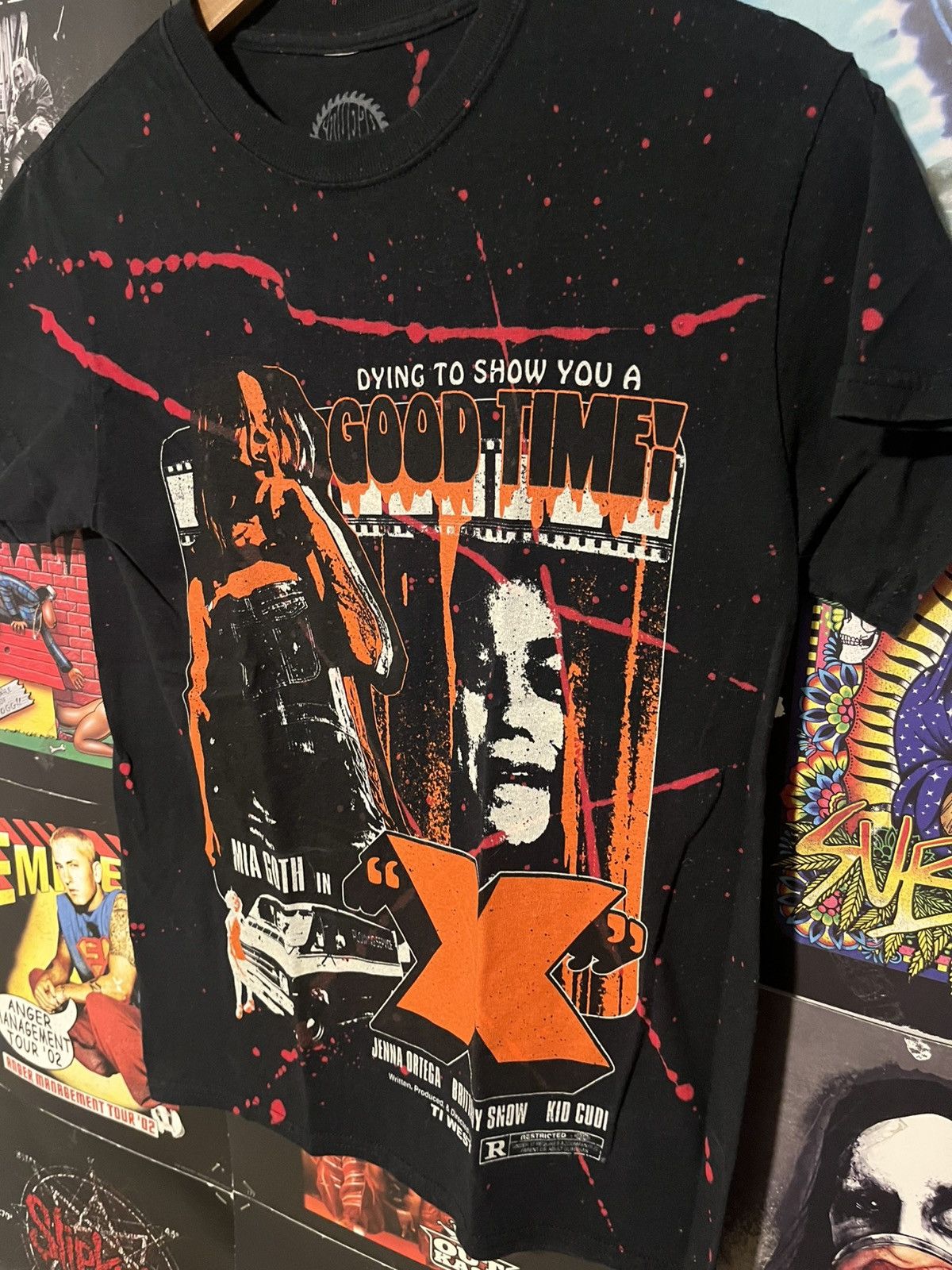 A24 Y2K 2022 A24 X Movie All over Print splatter Tee/ Shirt Size S / US 4 / IT 40 - 2 Thumbnail