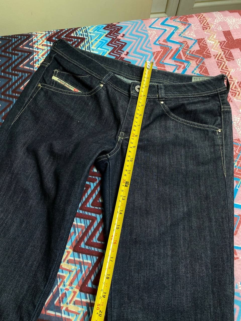 Diesel × Japanese Brand Slim Straight Jeans Pants Trousers Low Rise Size 30" / US 8 / IT 44 - 8 Thumbnail