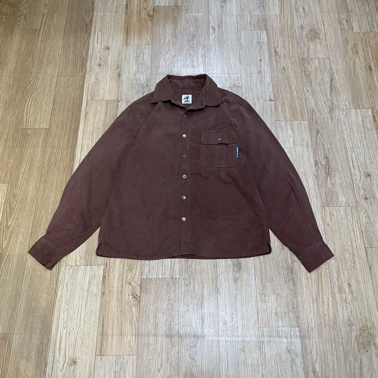 Hai Sporting Gear Hai by Issey Miyake Button Up Velvet Shirt Size US M / EU 48-50 / 2 - 2 Thumbnail